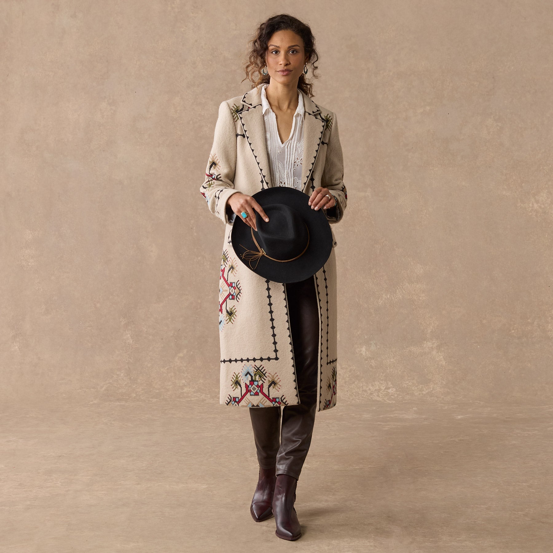 sundance-Cardiff Folk Coat, Petite-Sundance Outlet