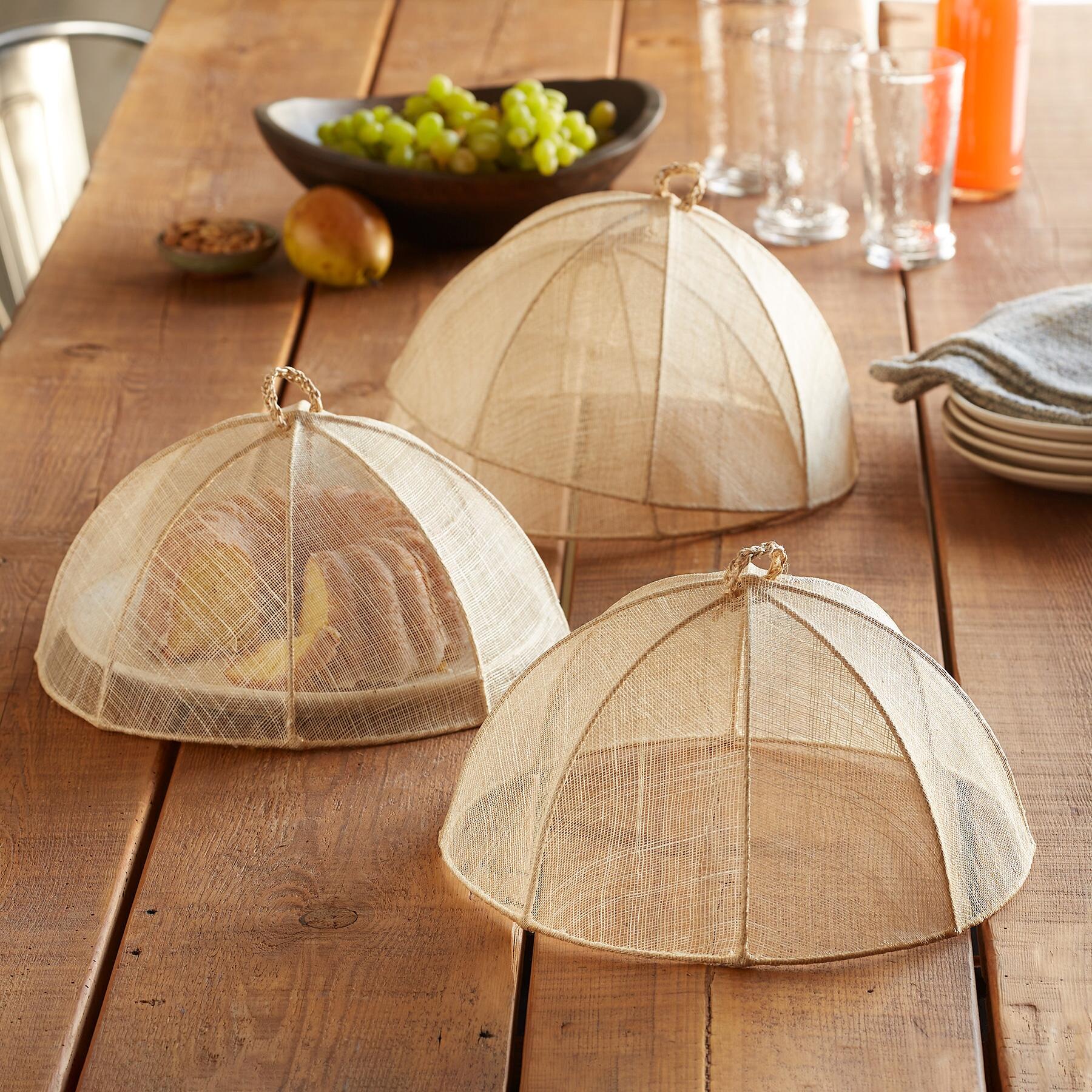 sundance-Sinamay Food Covers Set-Sundance Outlet