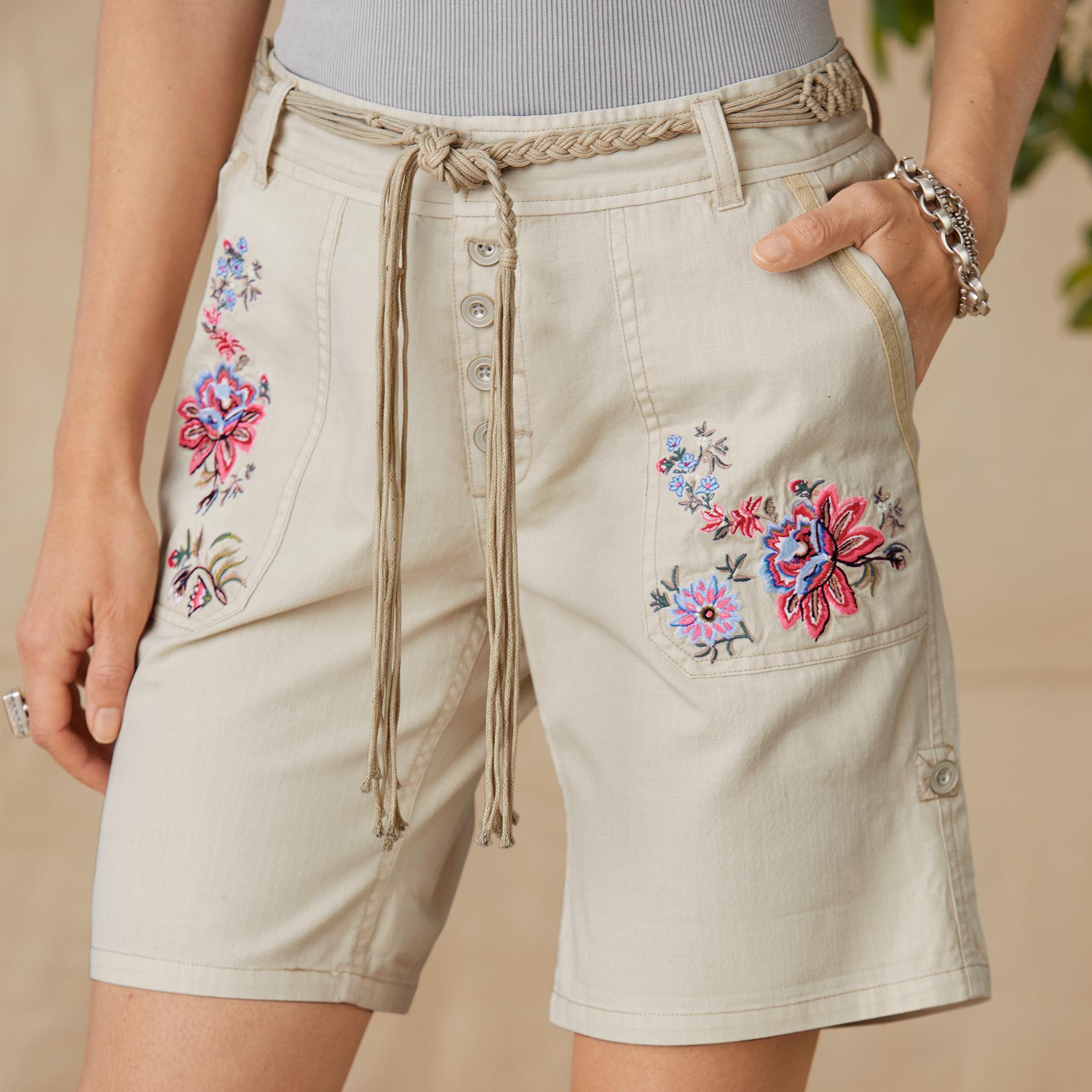 sundance-Odyssey Floral Shorts-Sundance Outlet
