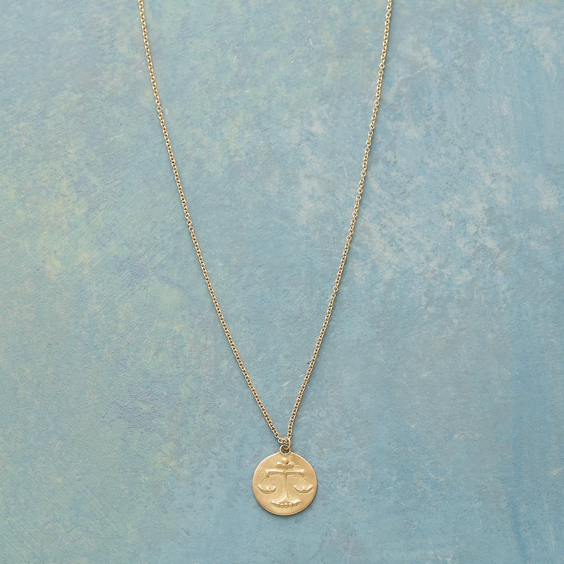 sundance-Bas Relief Zodiac Necklace-Sundance Outlet