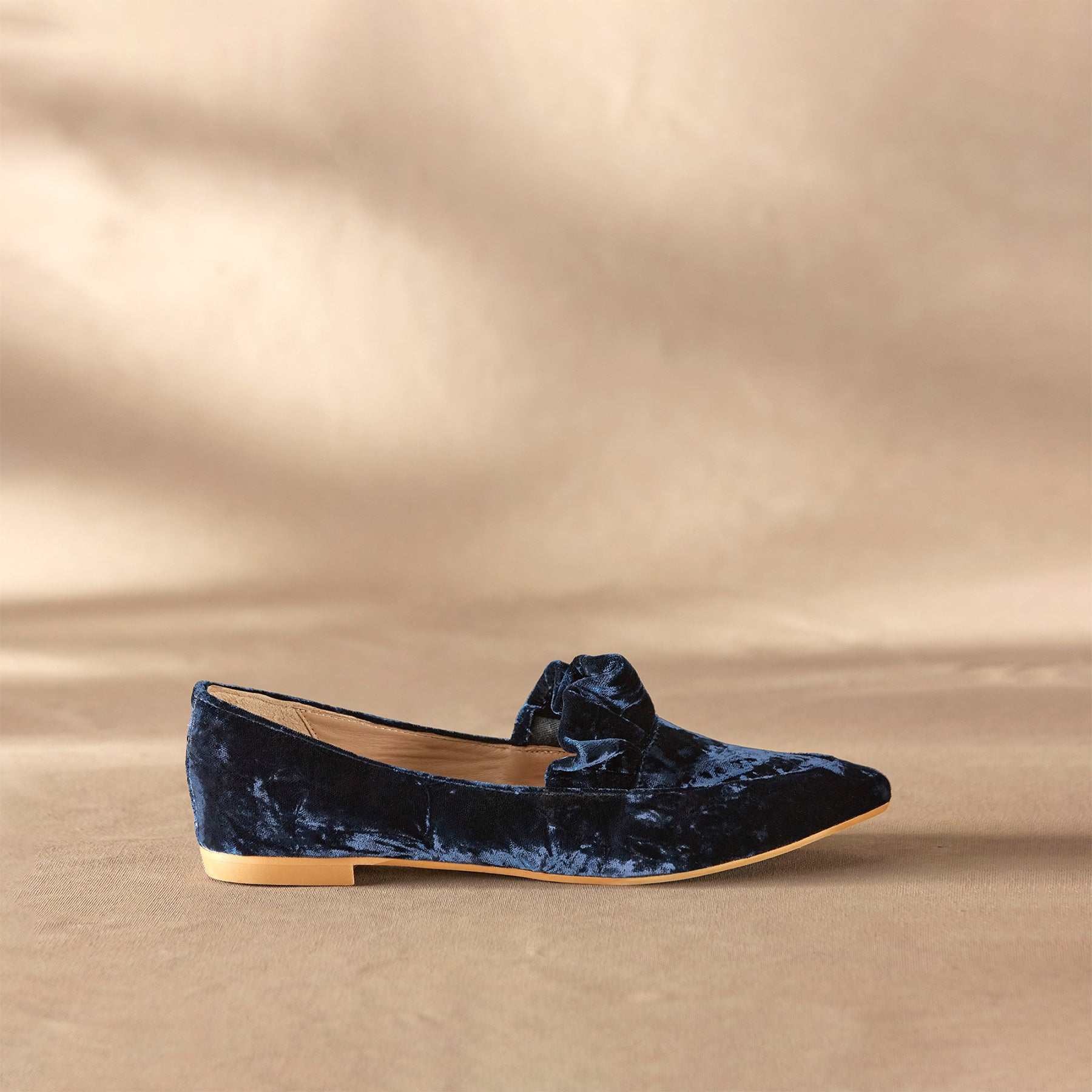 sundance-Chrystal Velvet Flats-Sundance Outlet