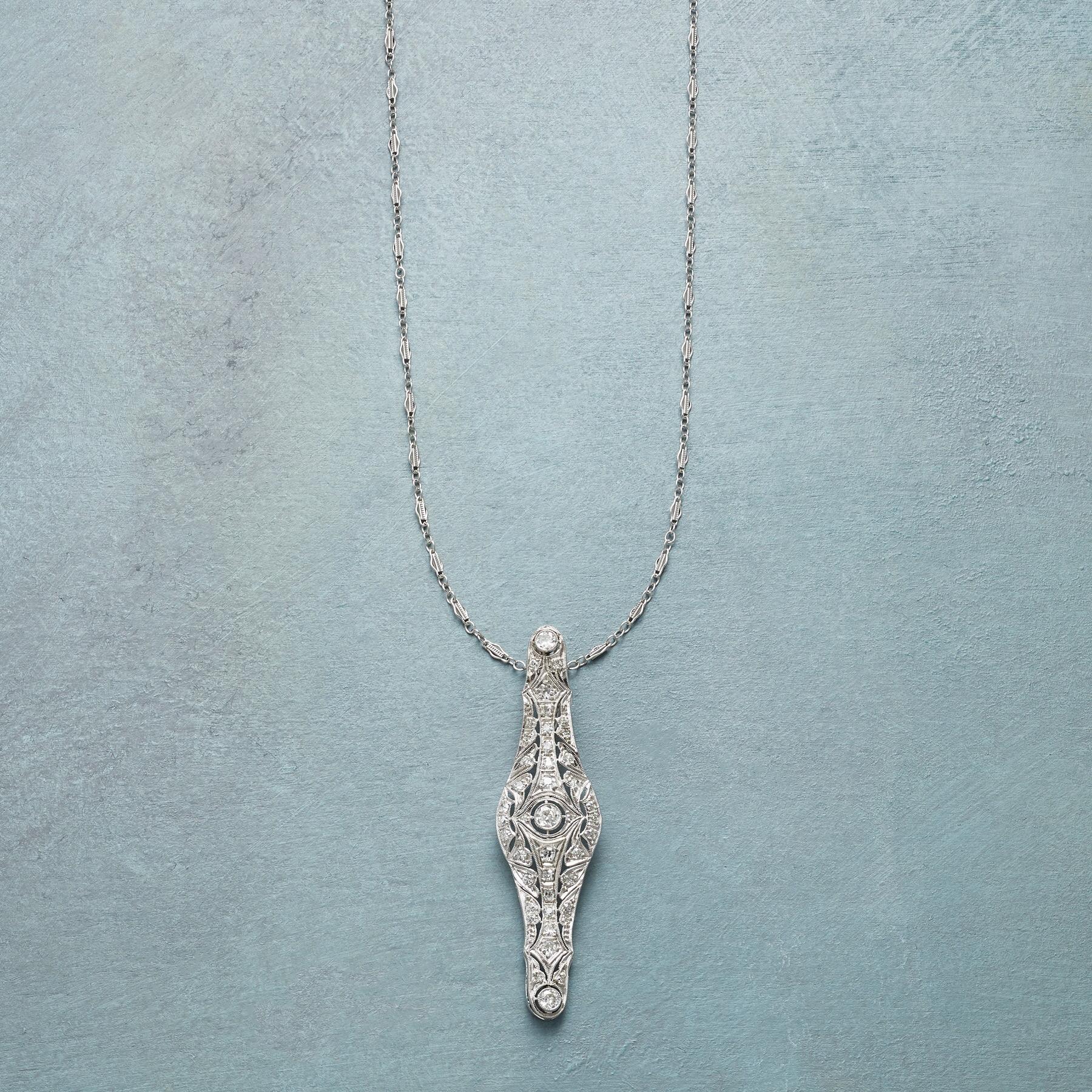 sundance-Maiden Vintage Pin Necklace-Sundance Outlet