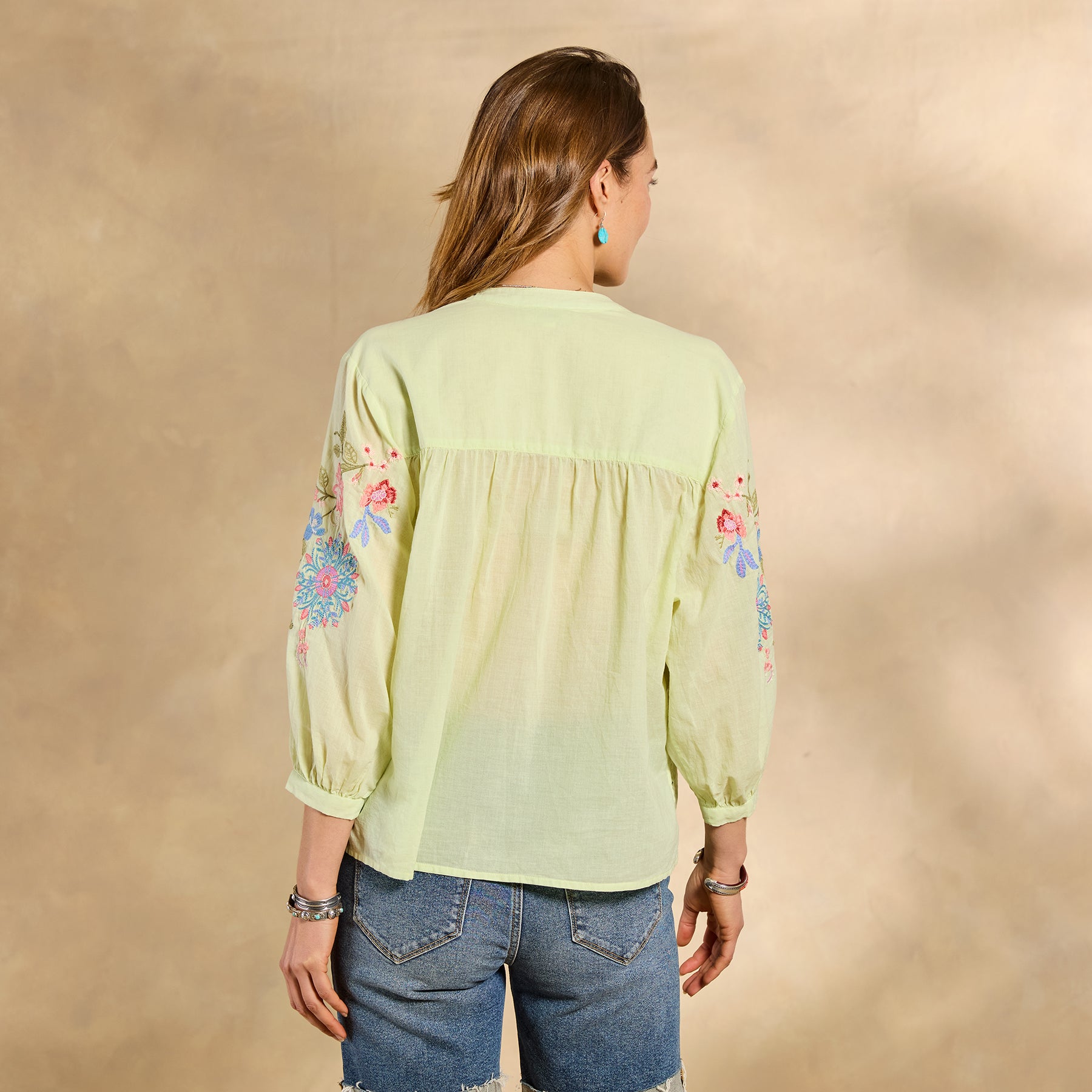 sundance-Catania Embroidered Blouse-Sundance Outlet
