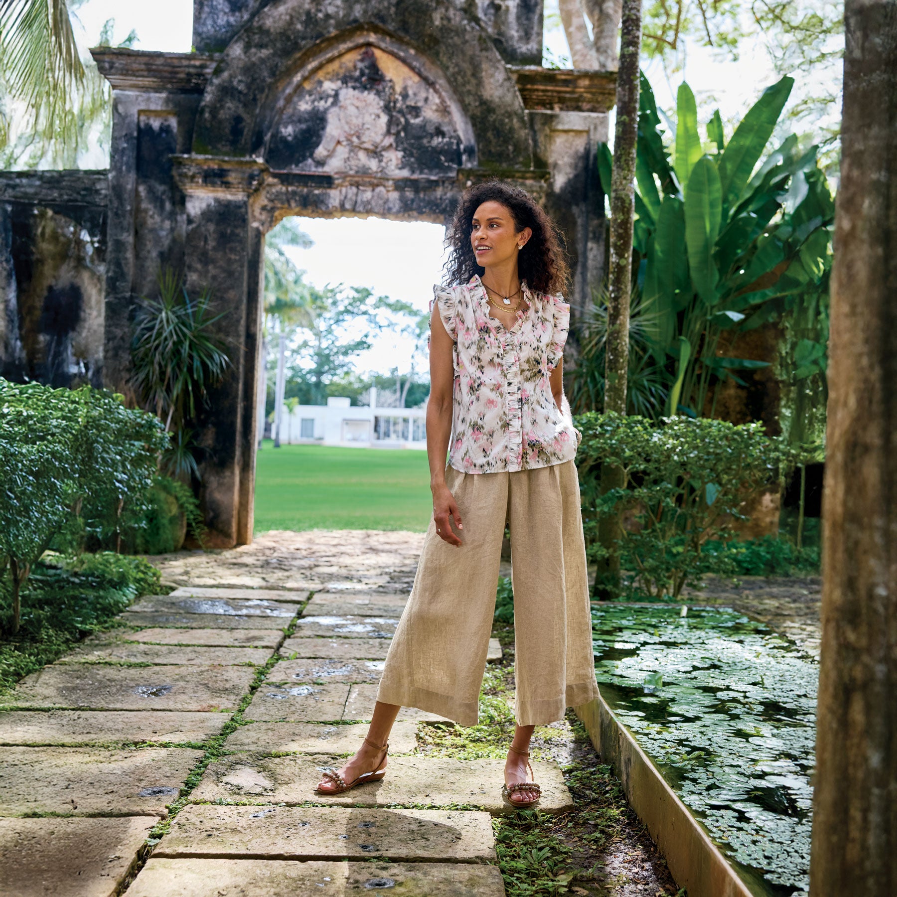 sundance-Milla Floral Daze Top-Sundance Outlet