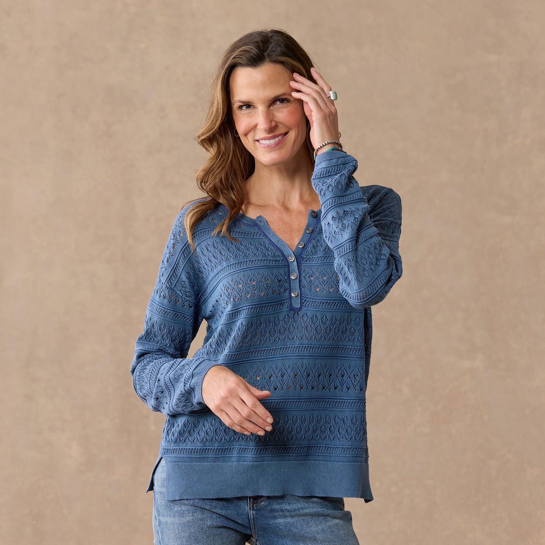 sundance-Devon Sweater Henley, Petite | Sundance Outlet-Sundance Outlet