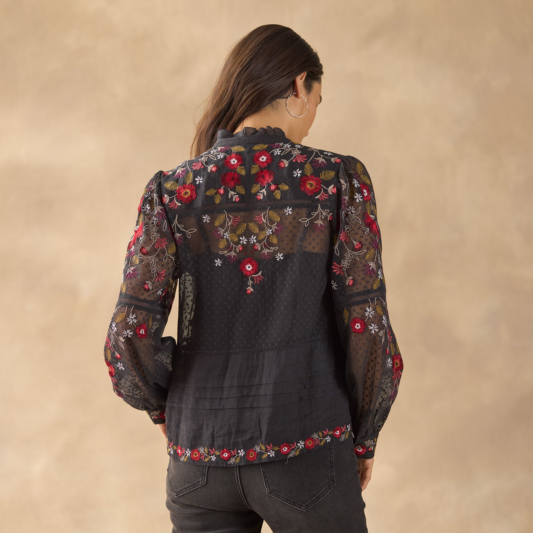 sundance-Beaumont Blooms Top-Sundance Outlet