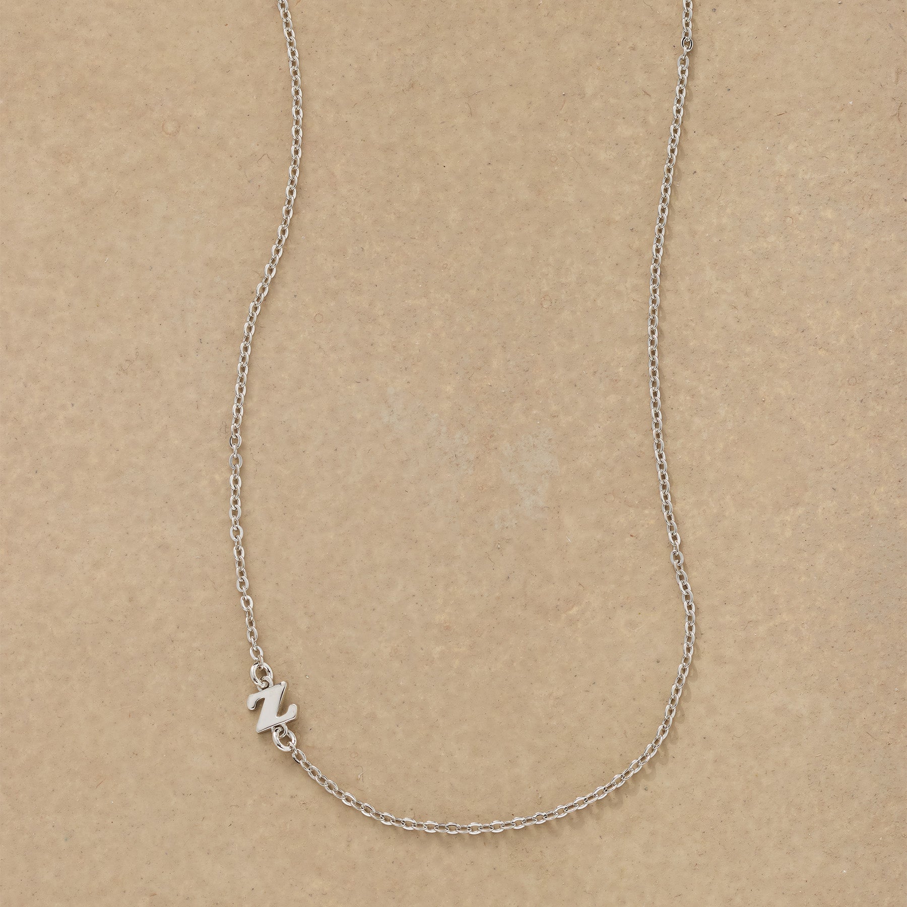 sundance-Silver Initial Spark Necklace-Sundance Outlet