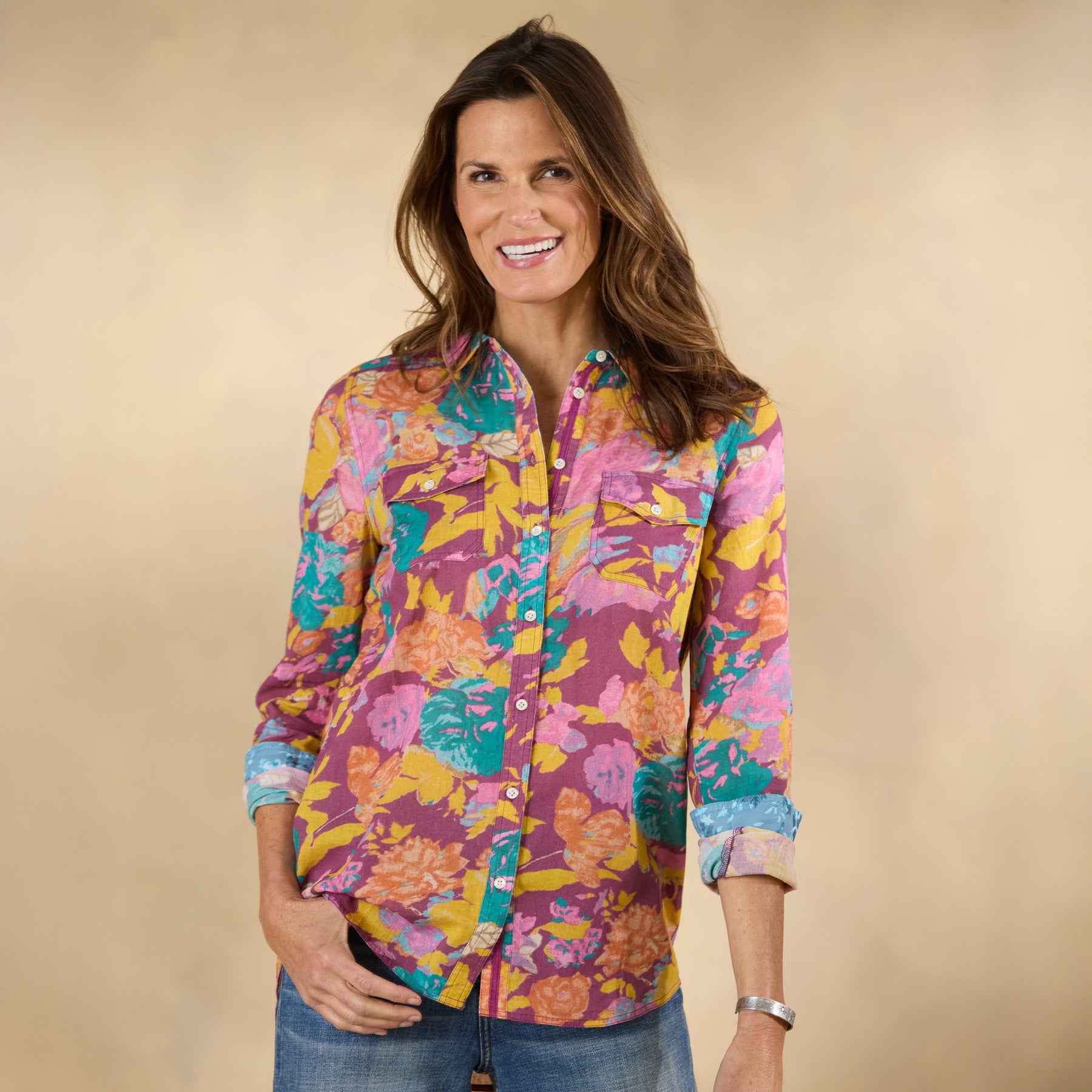 sundance-Floral Joy Top-Sundance Outlet