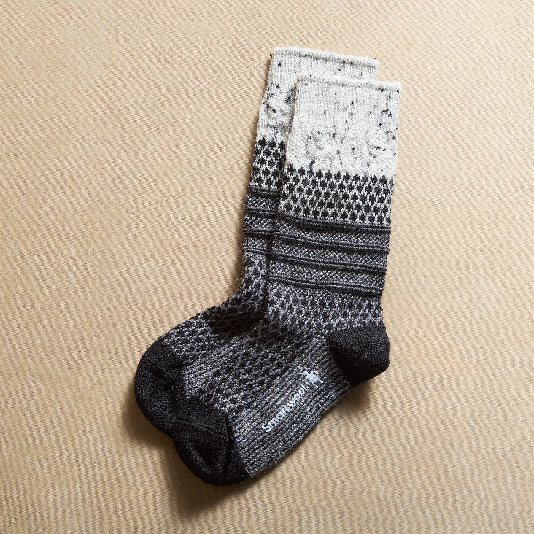 sundance-Popcorn Cable Crew Socks-Sundance Outlet