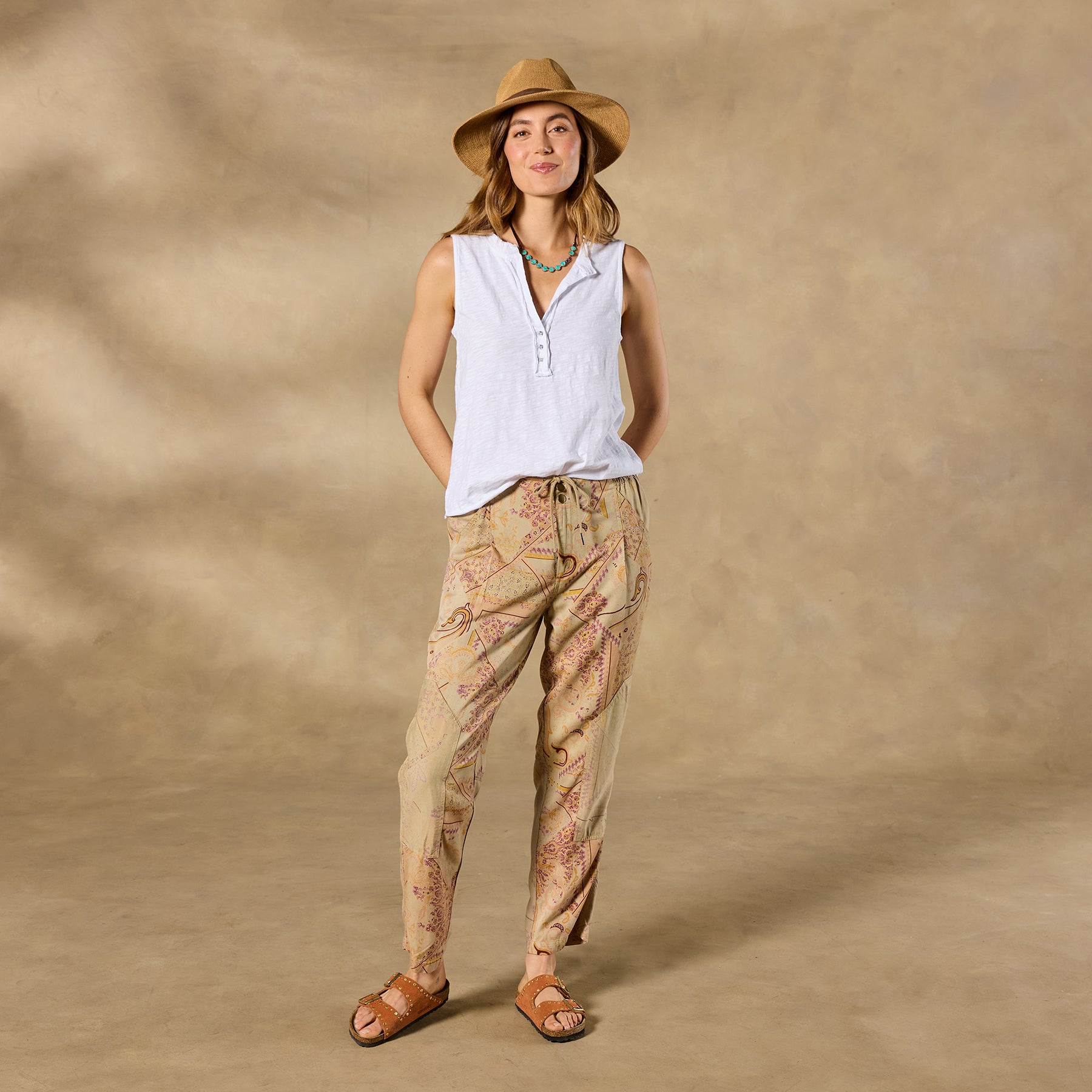 sundance-Brooks Henley Tank-Sundance Outlet