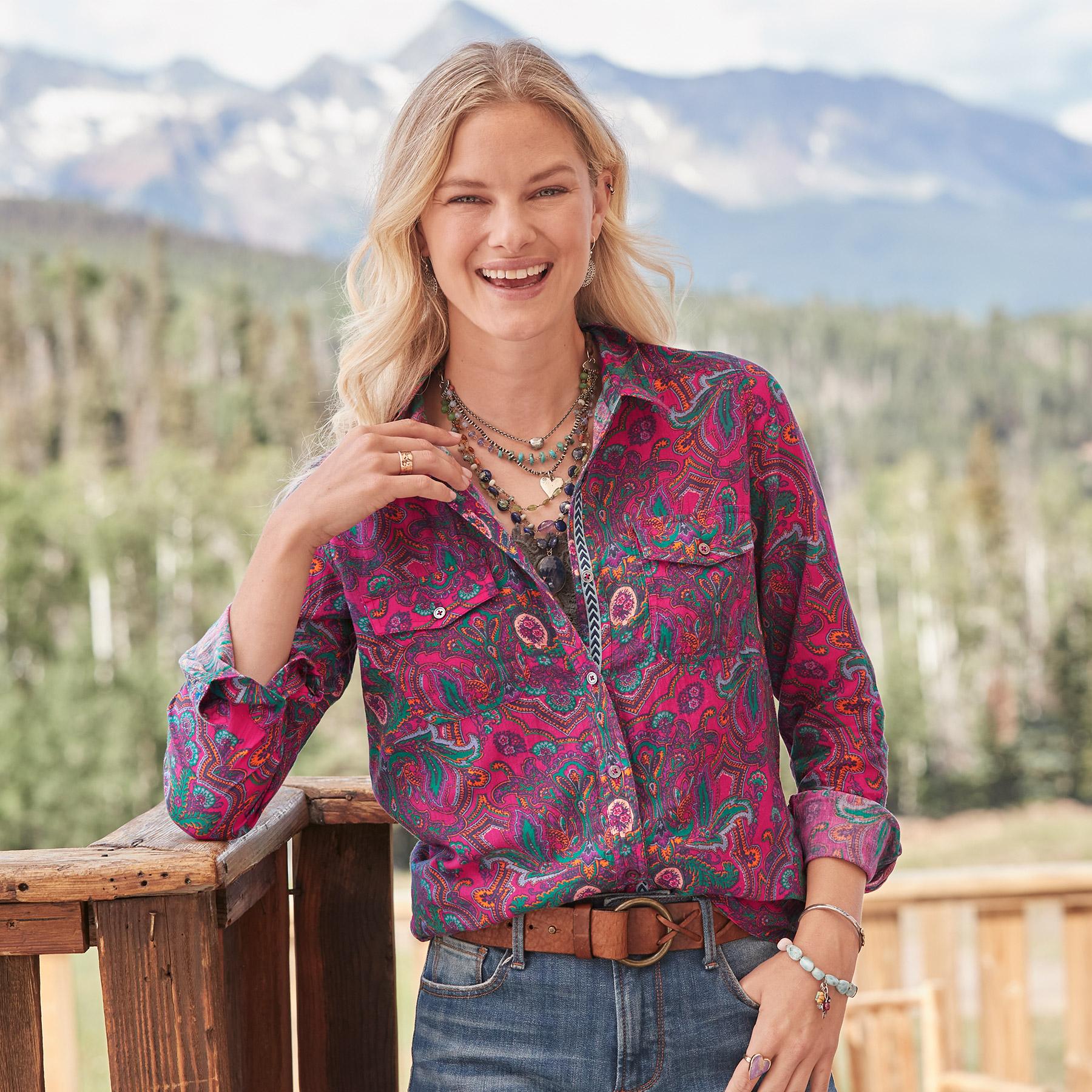 sundance-Floral Joy Top-Sundance Outlet