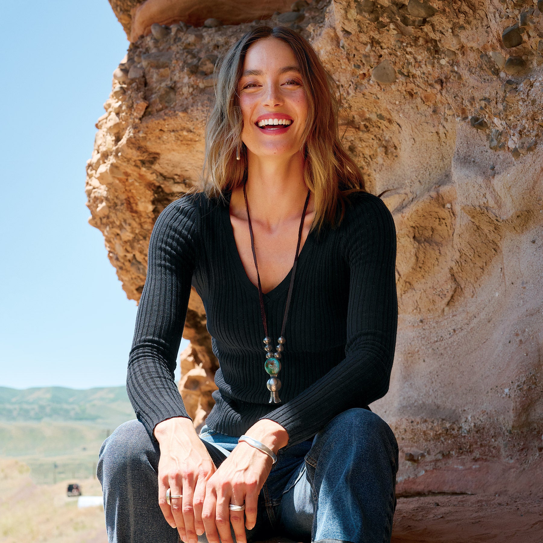 sundance-Dreamer Legends Sweater, Petite-Sundance Outlet