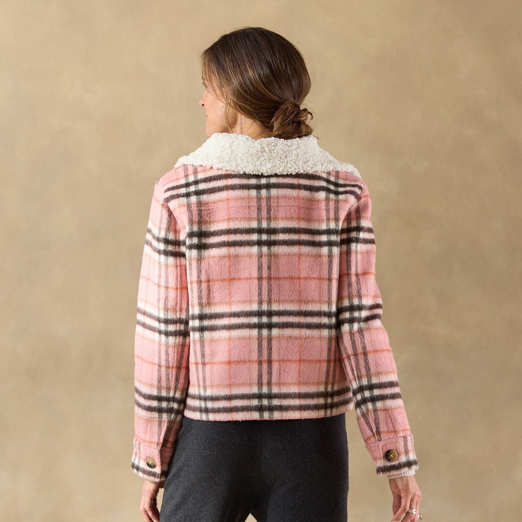 sundance-Edith Plaid Jacket, Petite-Sundance Outlet