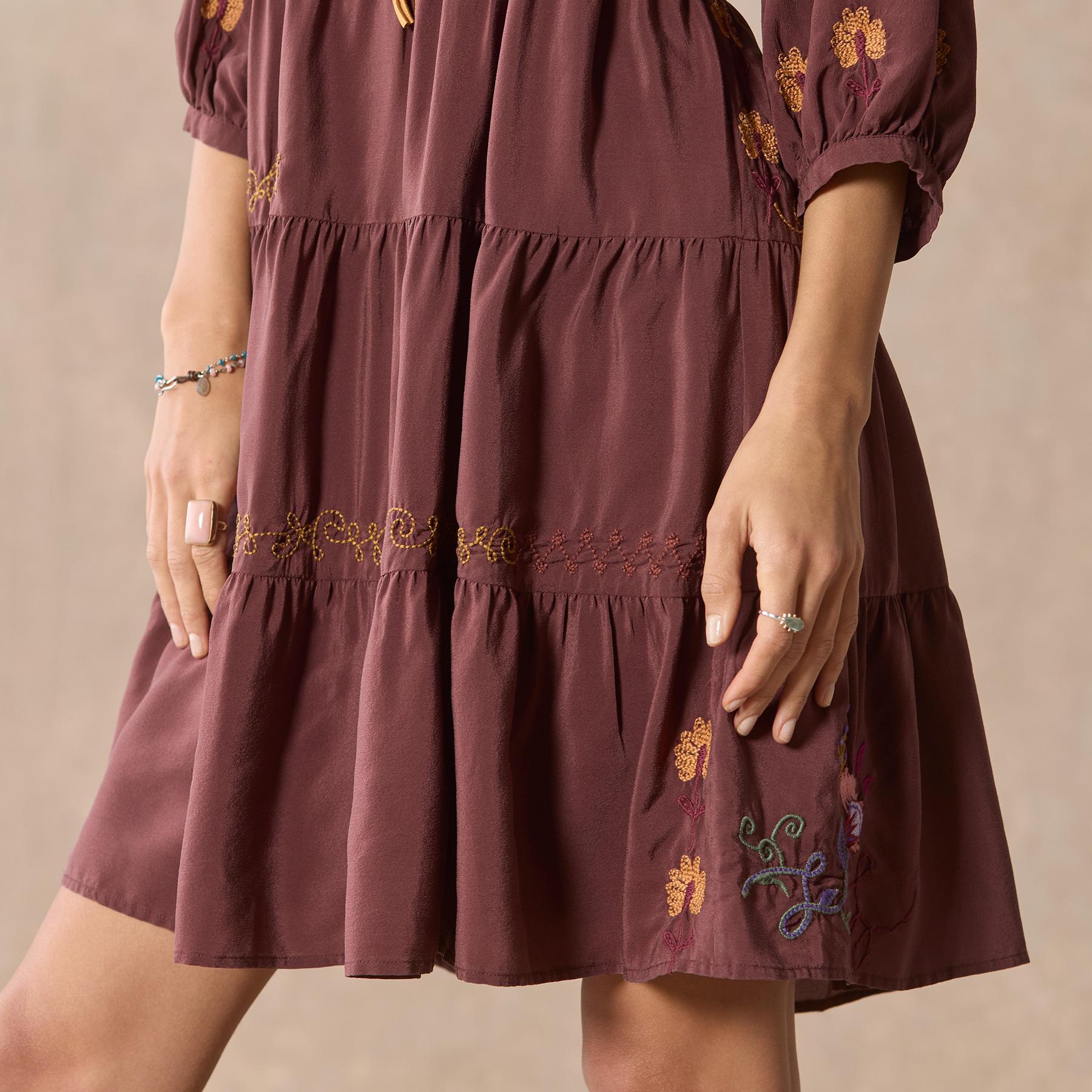 sundance-Toni Embroidered Dress, Petite-Sundance Outlet