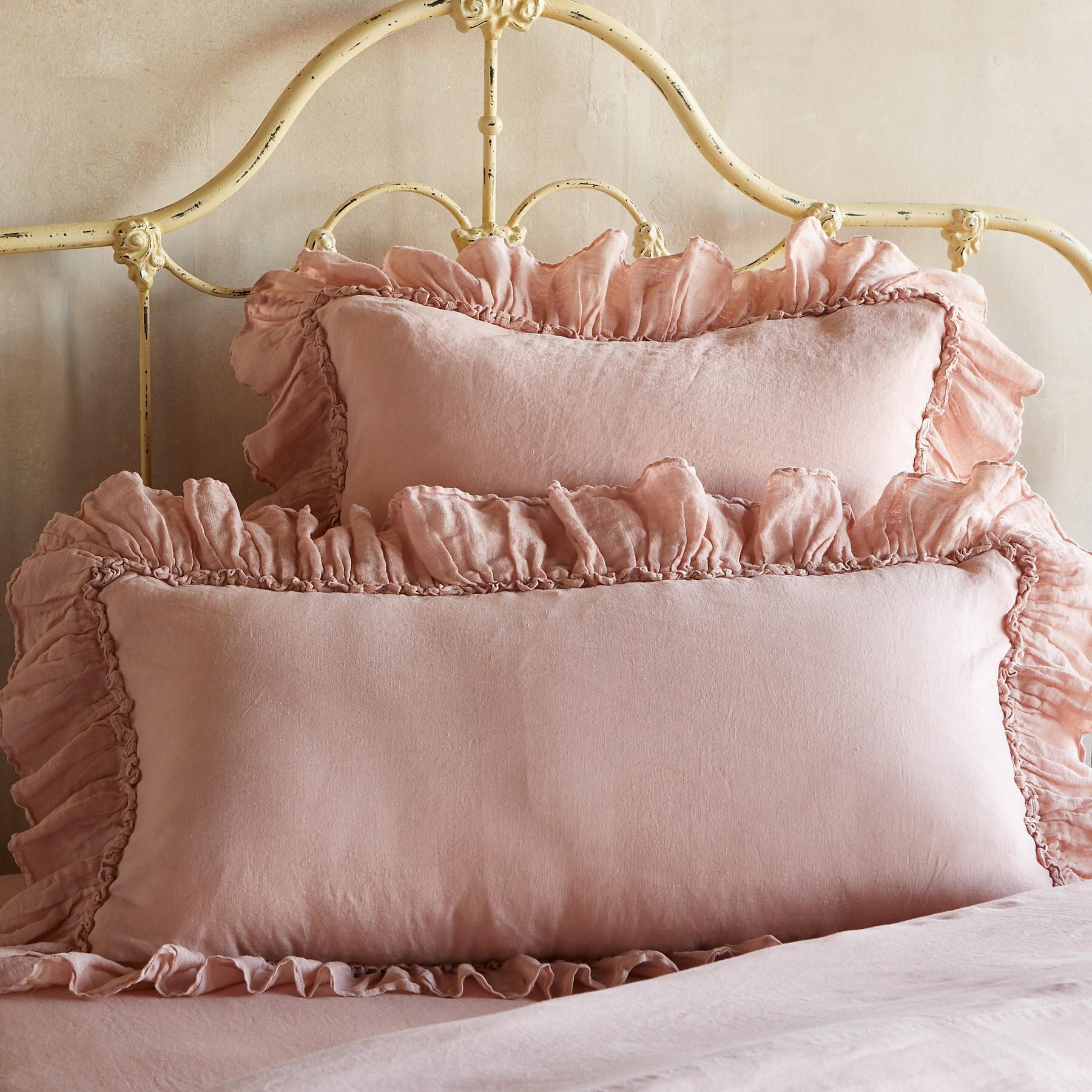 sundance-Gossamer Linen Ruffle Sham-Sundance Outlet