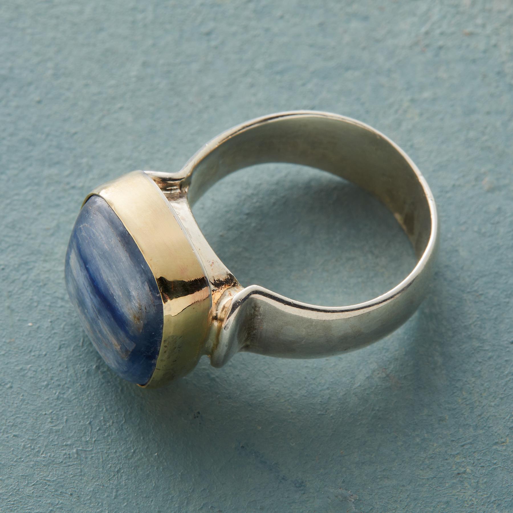 sundance-Blue Squared Ring-Sundance Outlet