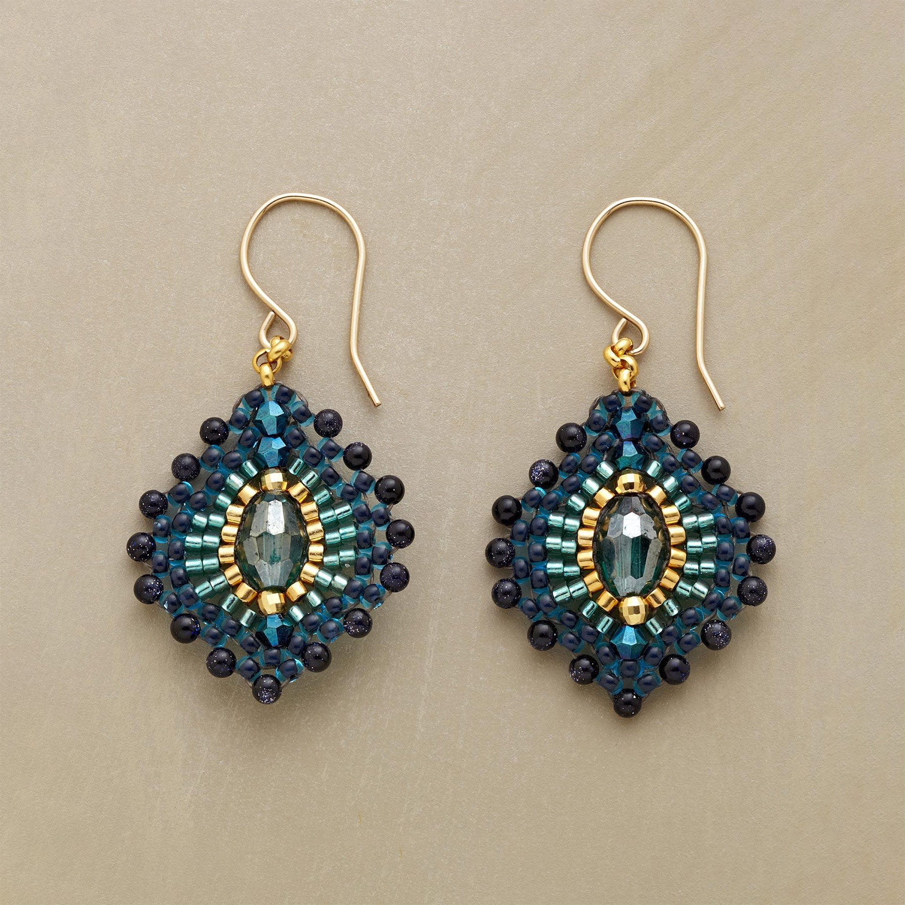 sundance-Blue Plume Earrings-Sundance Outlet