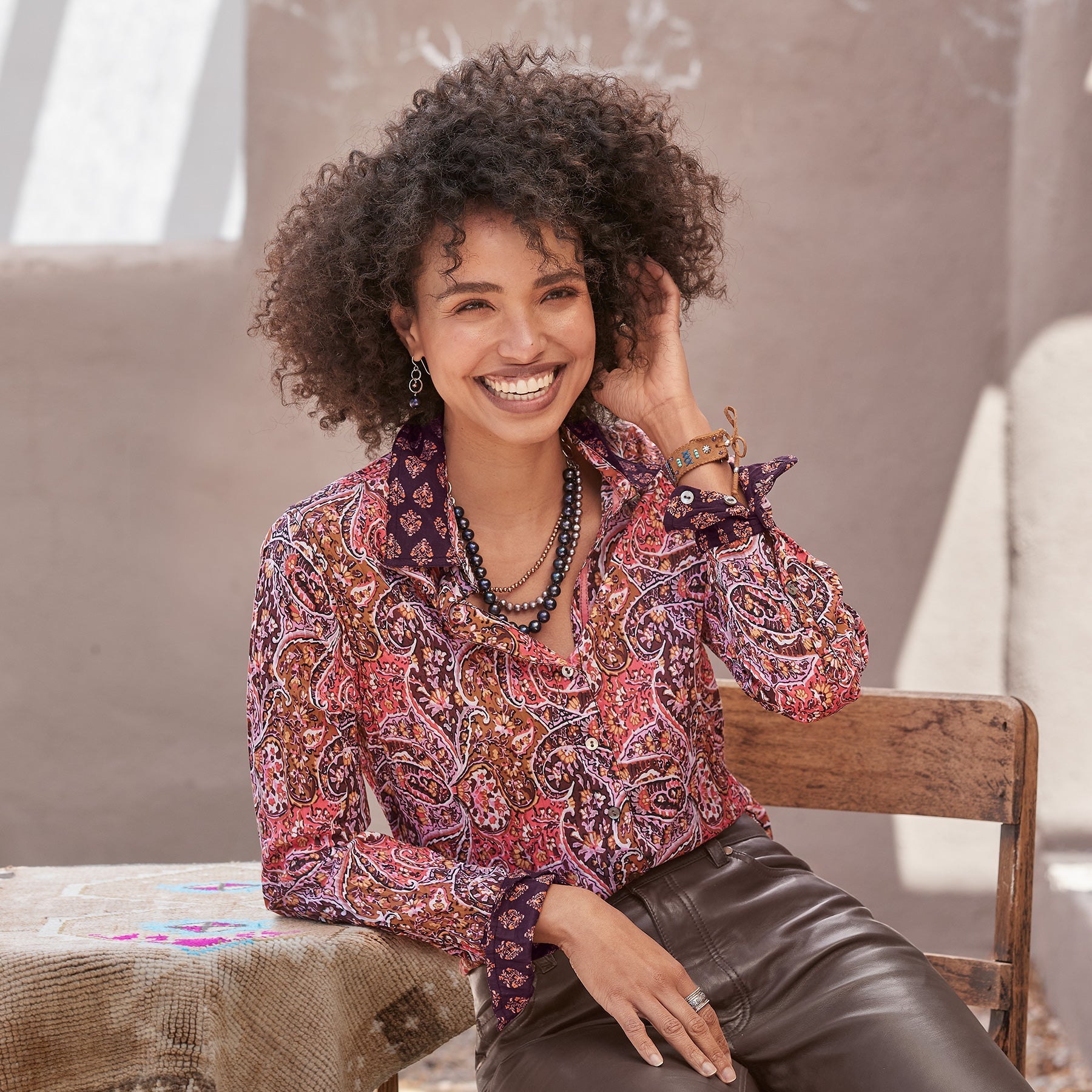 sundance-Aitana Shirt, Petite-Sundance Outlet