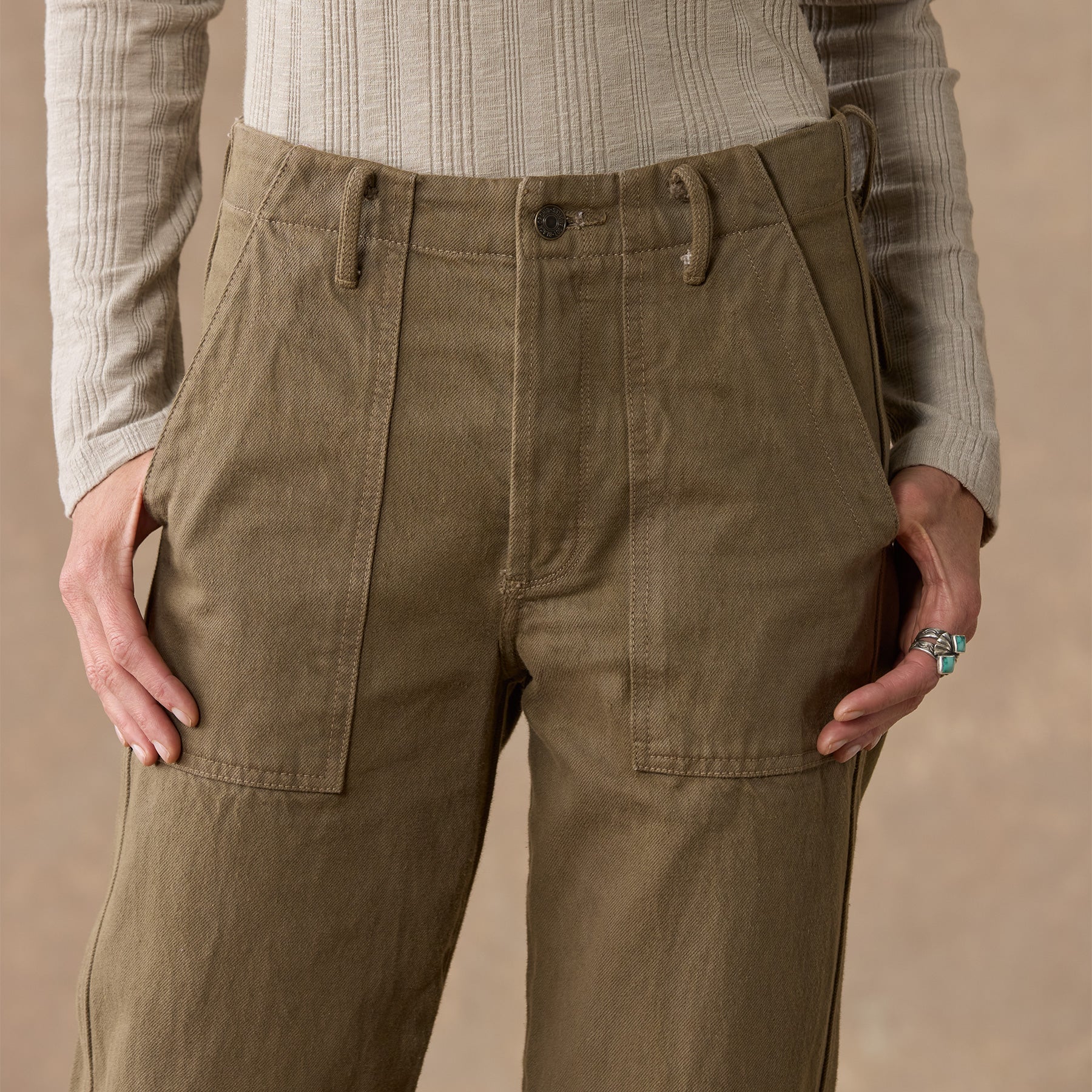 sundance-Ashley Twill Patch Pocket Jean-Sundance Outlet