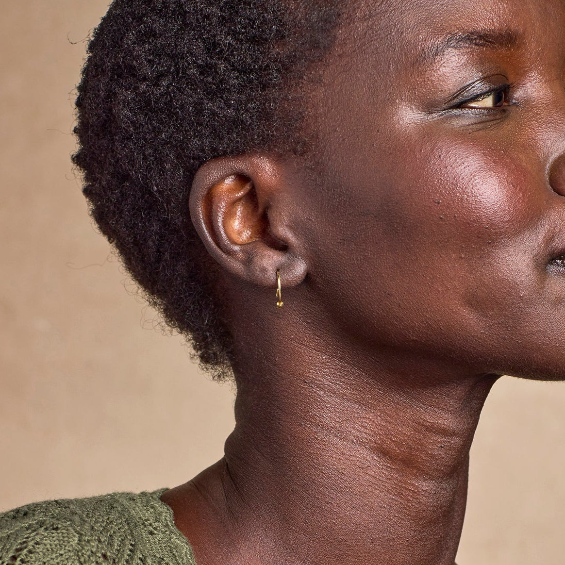 sundance-18Kt Gold Plate Double Dot Earrings-Sundance Outlet