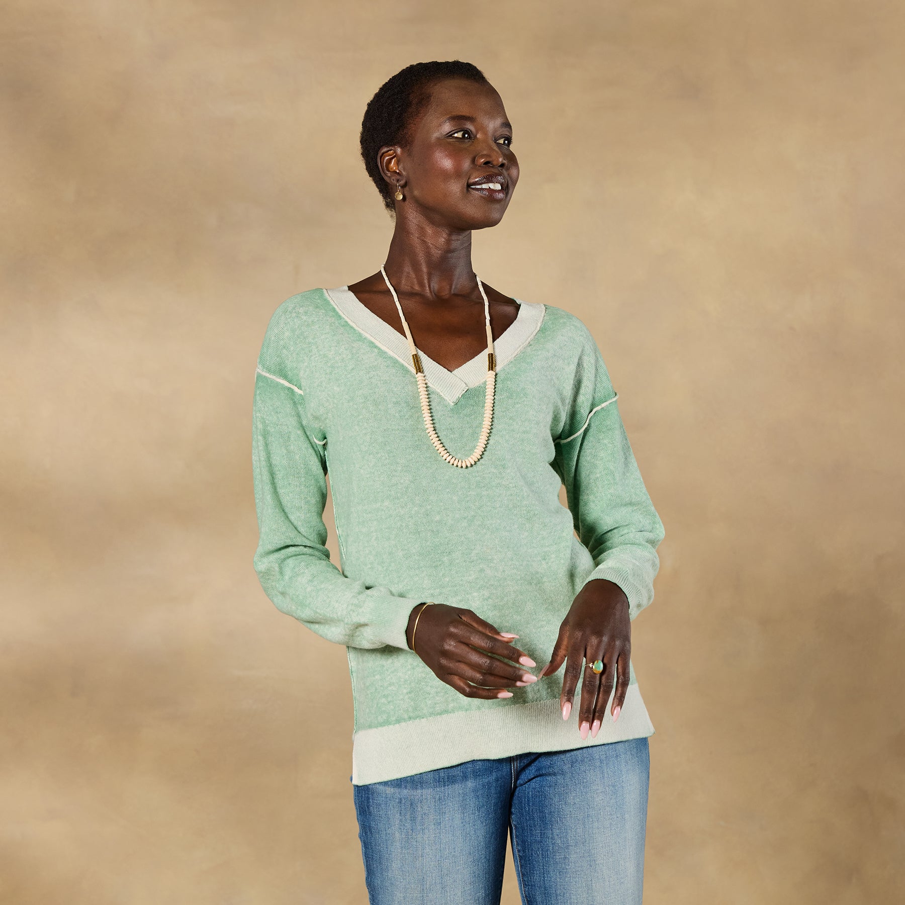 sundance-Samantha V-Neck Sweater-Sundance Outlet