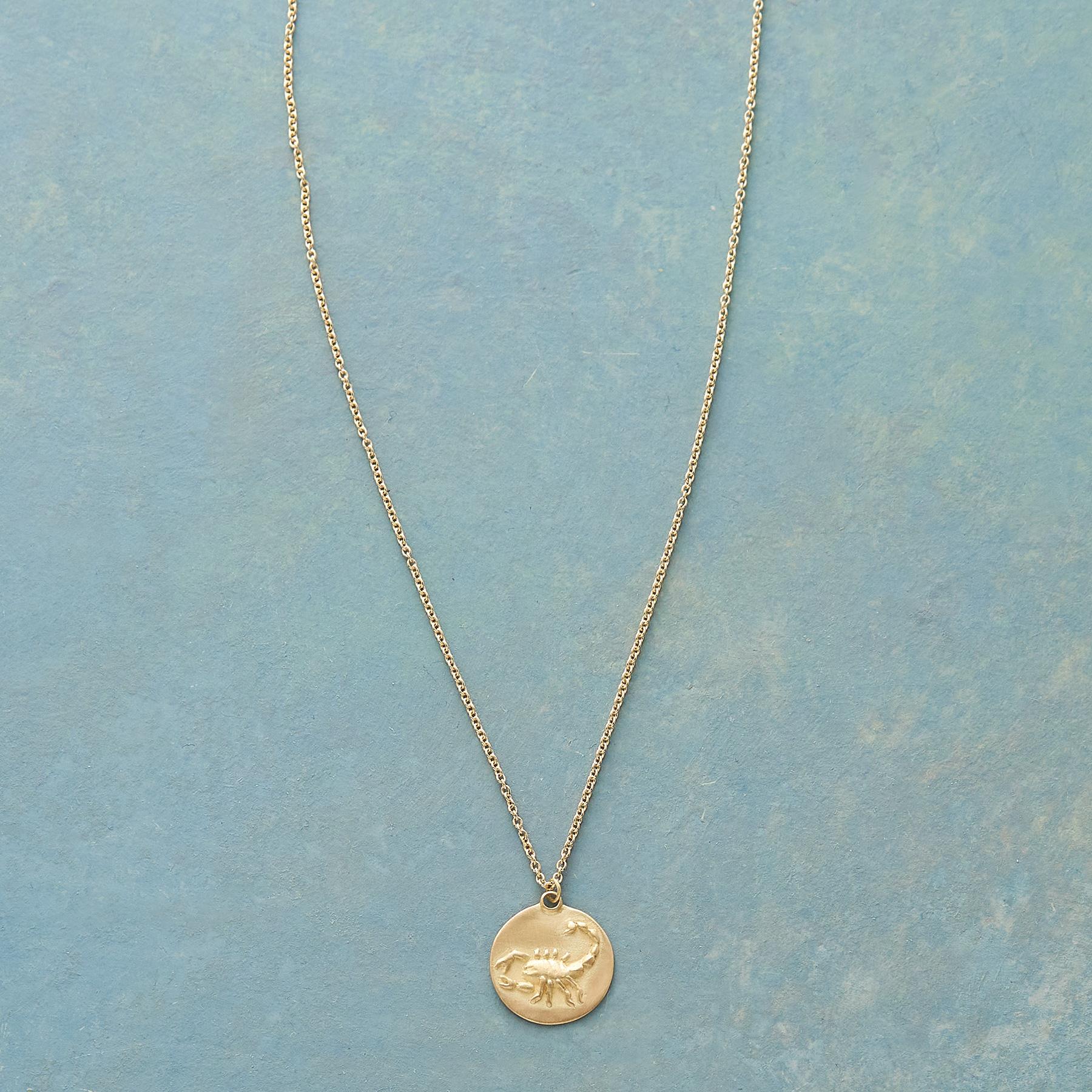 sundance-Bas Relief Zodiac Necklace-Sundance Outlet