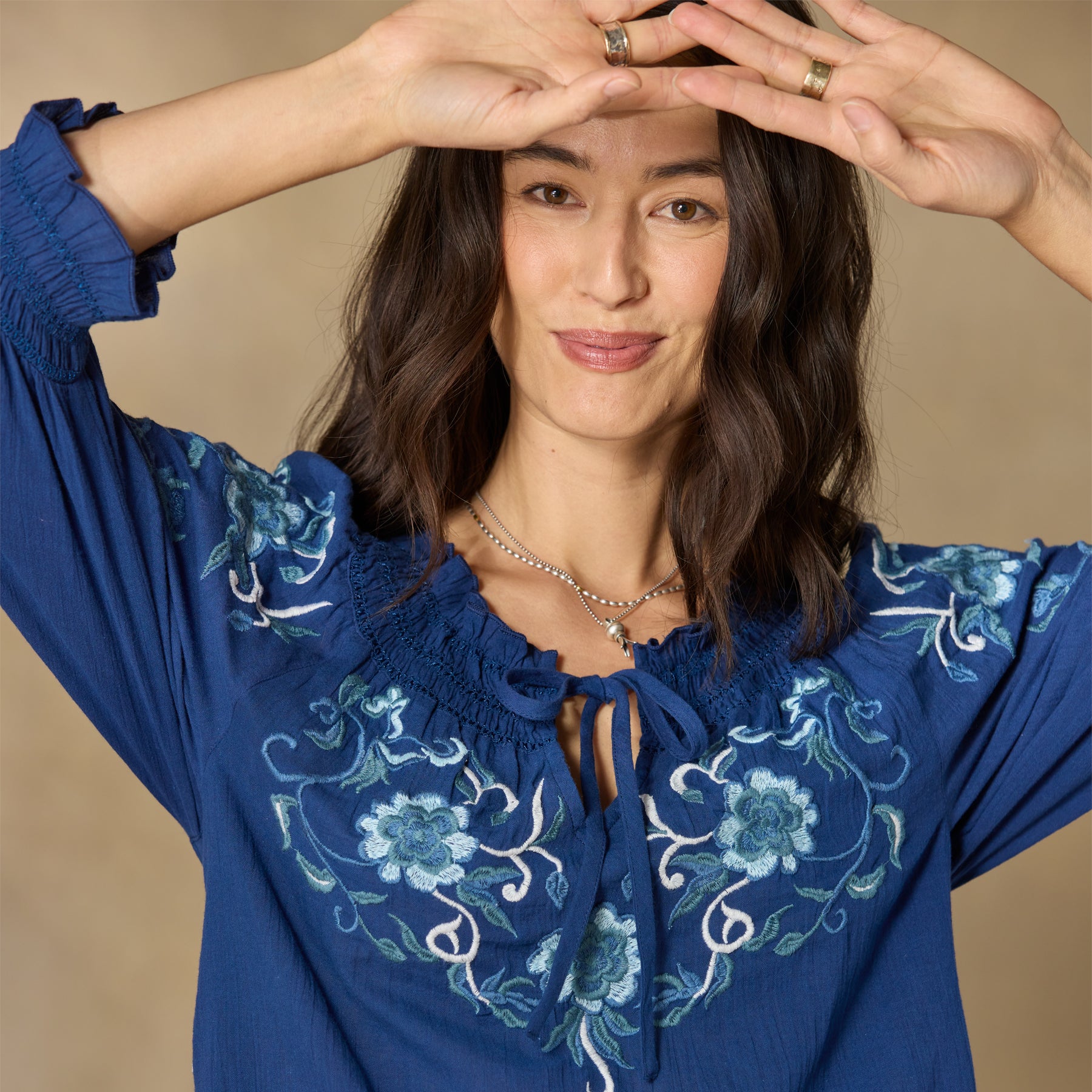 sundance-Junco Floral Top-Sundance Outlet