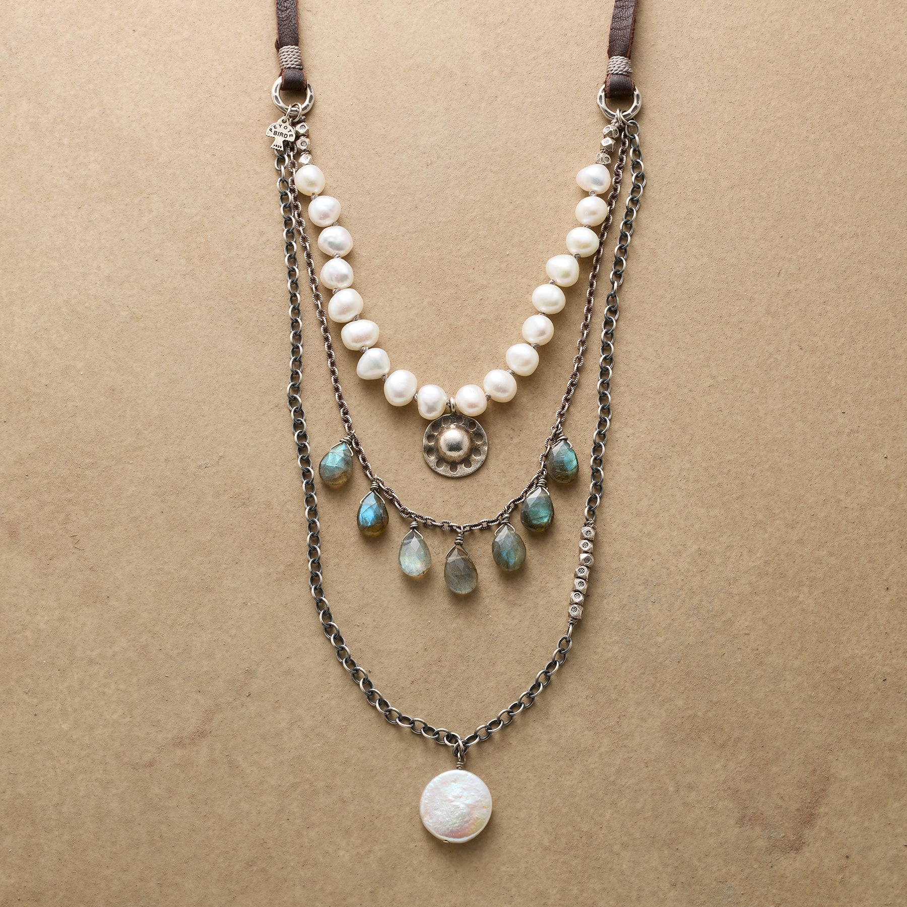 sundance-Gilberto Mixed Media Necklace-Sundance Outlet