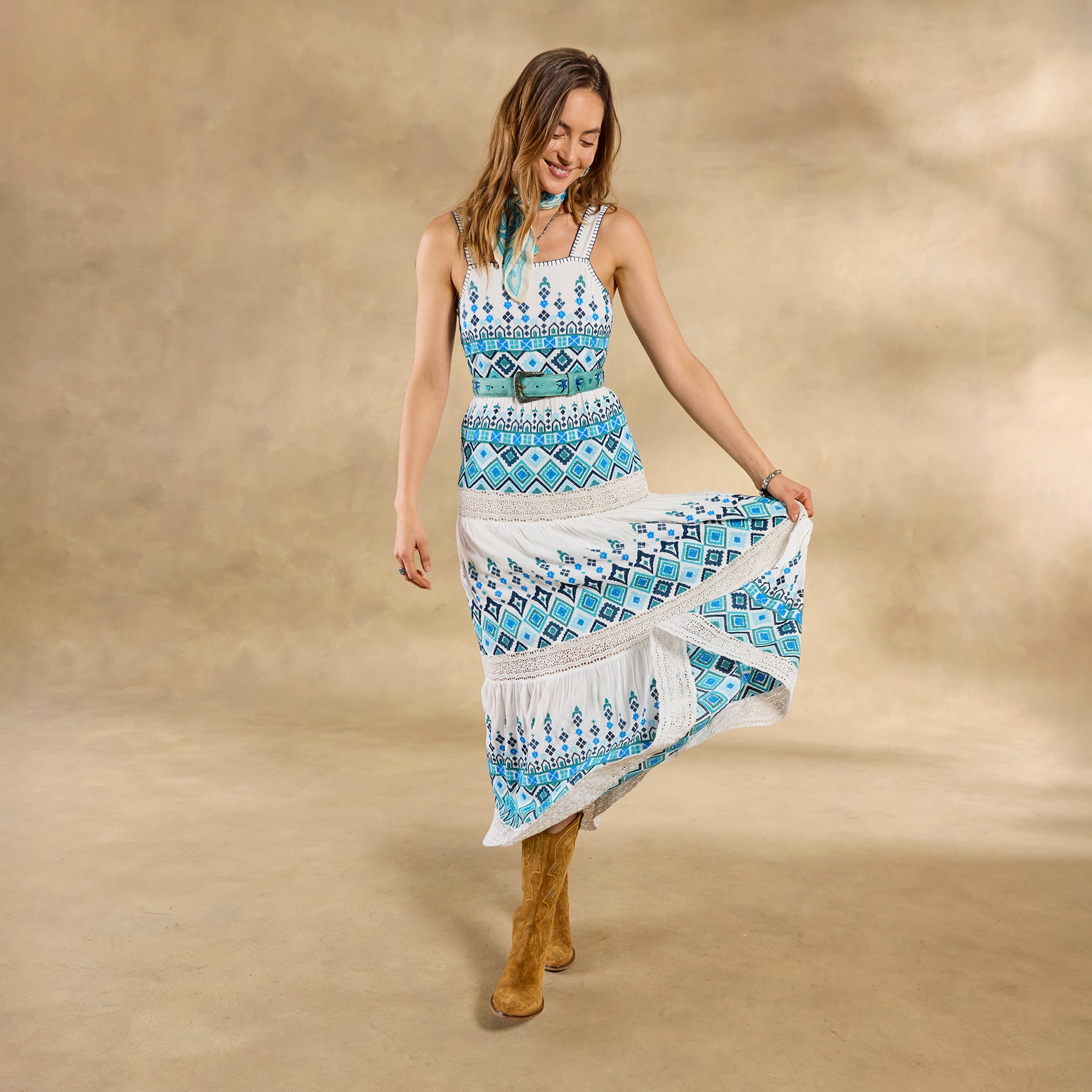 sundance-Garden Sunset Dress-Sundance Outlet