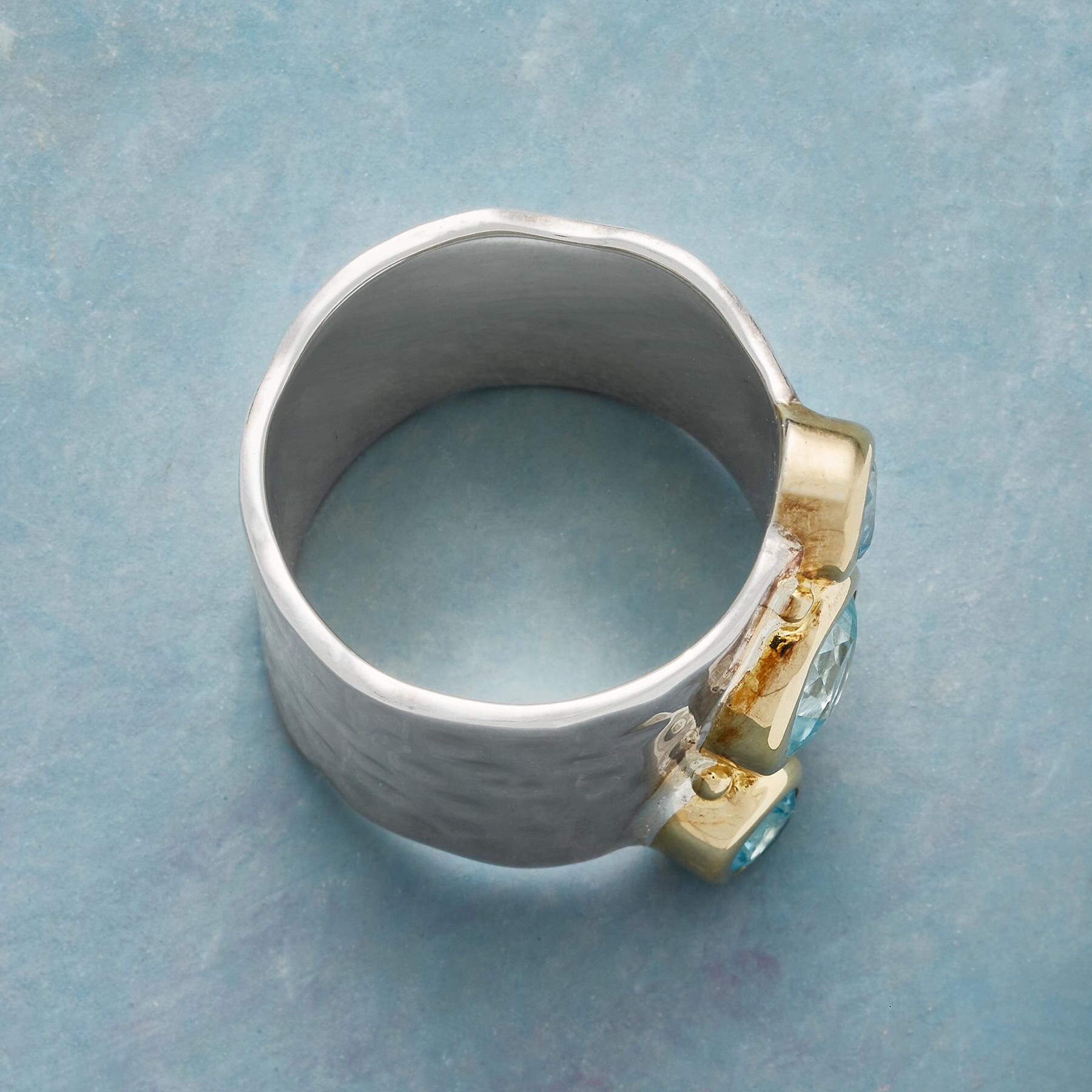 sundance-Blue Topaz Pageant Ring-Sundance Outlet