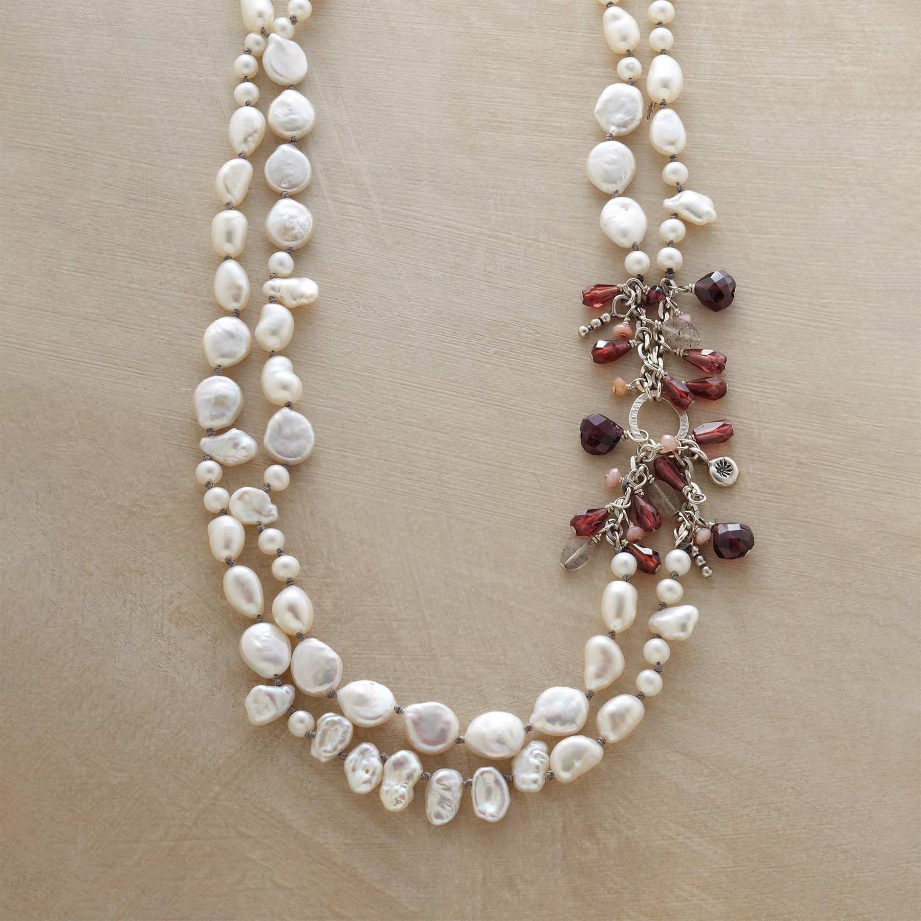 sundance-Pearl Melange Necklace-Sundance Outlet