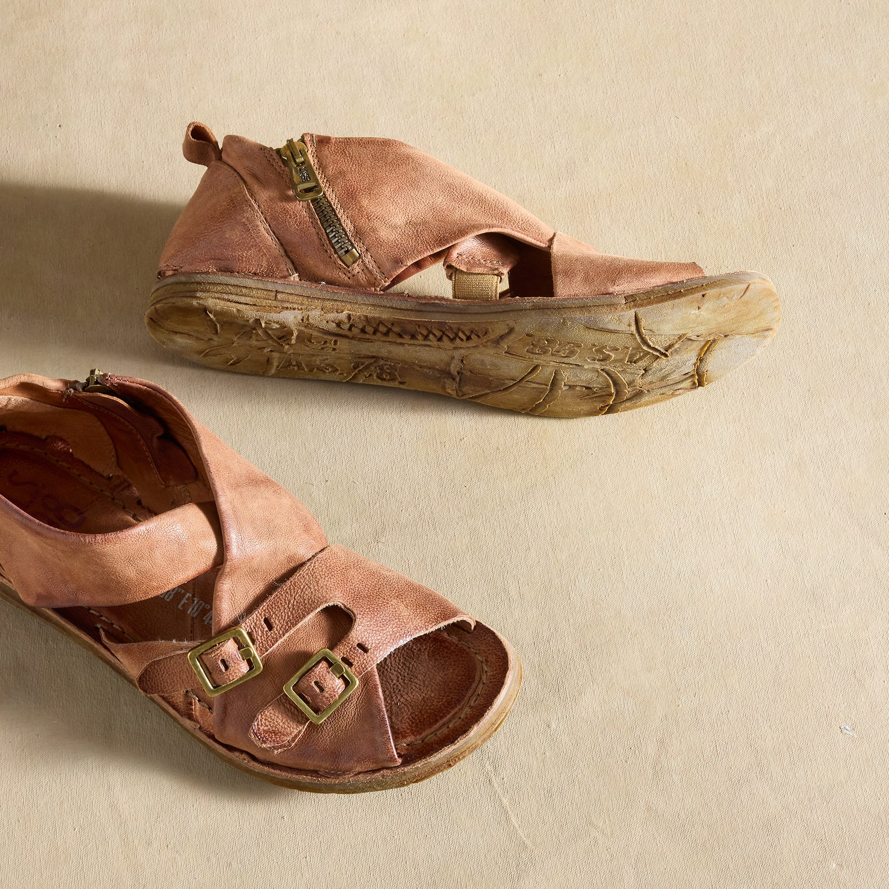 sundance-Reiley Buckle Sandal-Sundance Outlet