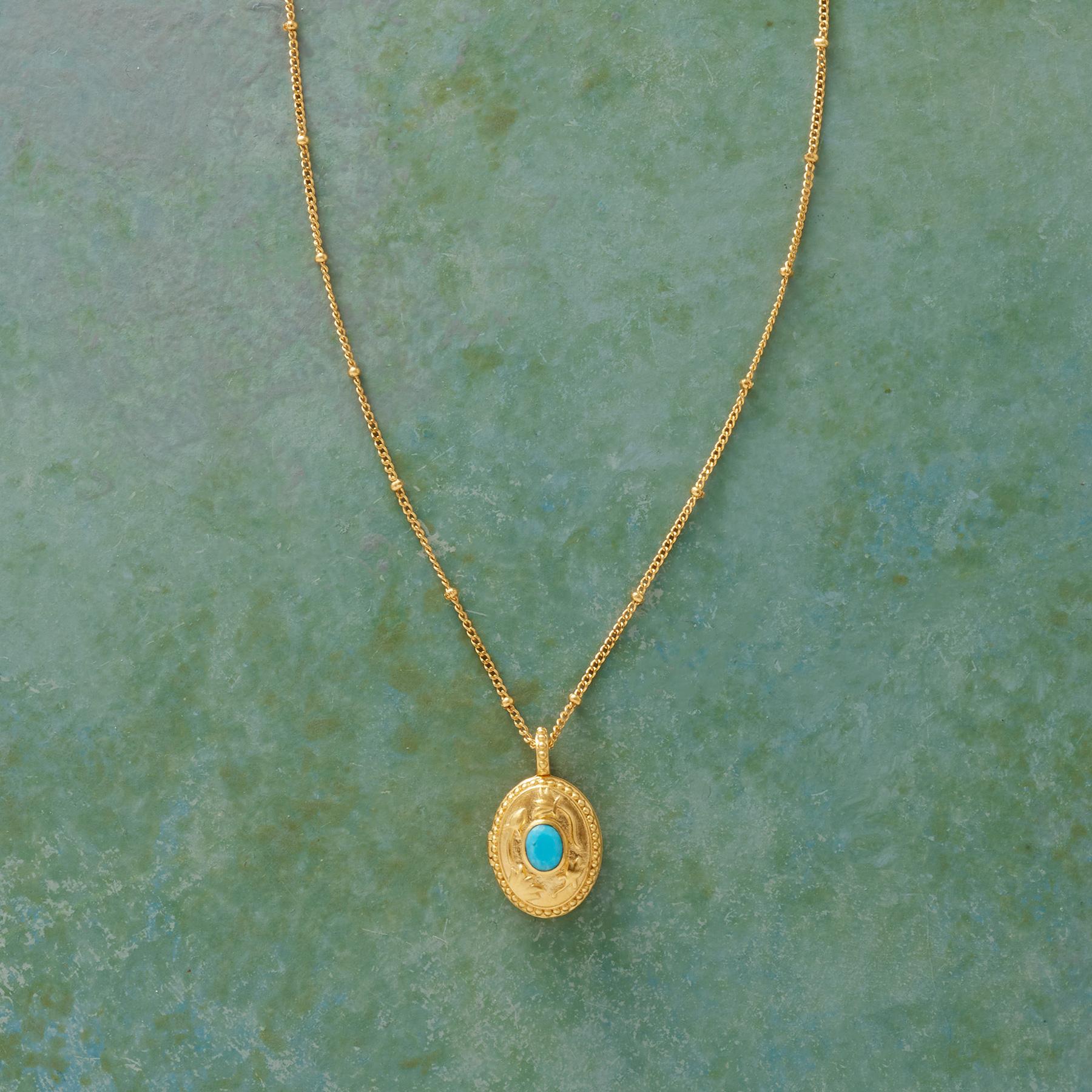 sundance-Gold Vermeil Birthstone Locket-Sundance Outlet