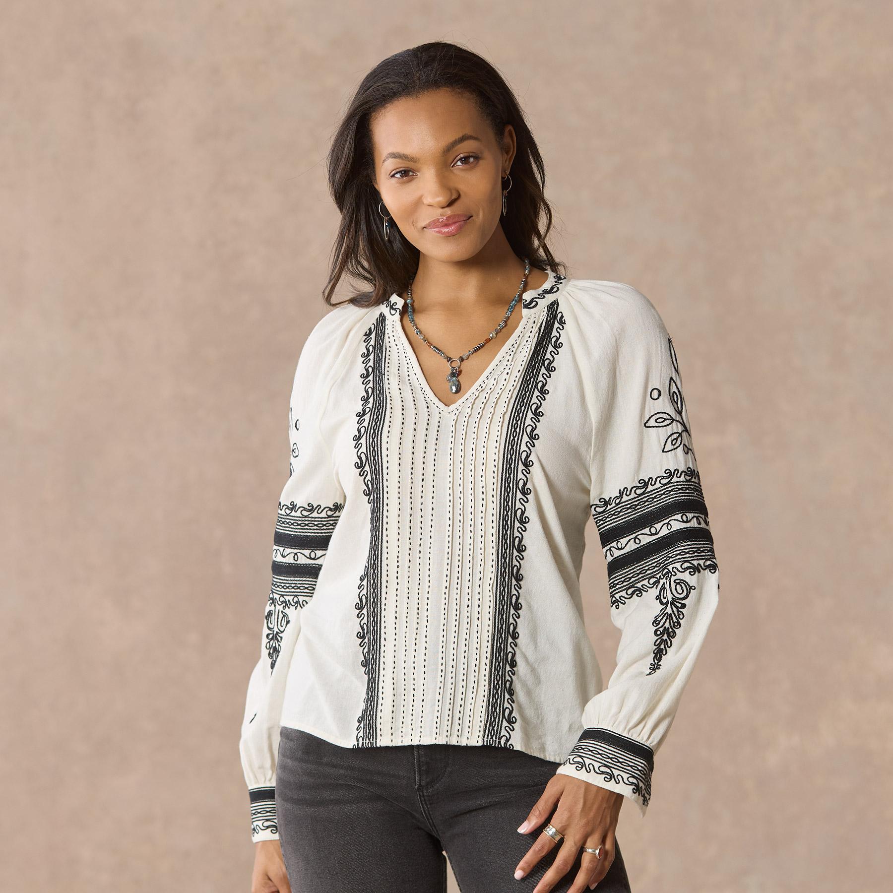 sundance-Azucena Top, Petite-Sundance Outlet