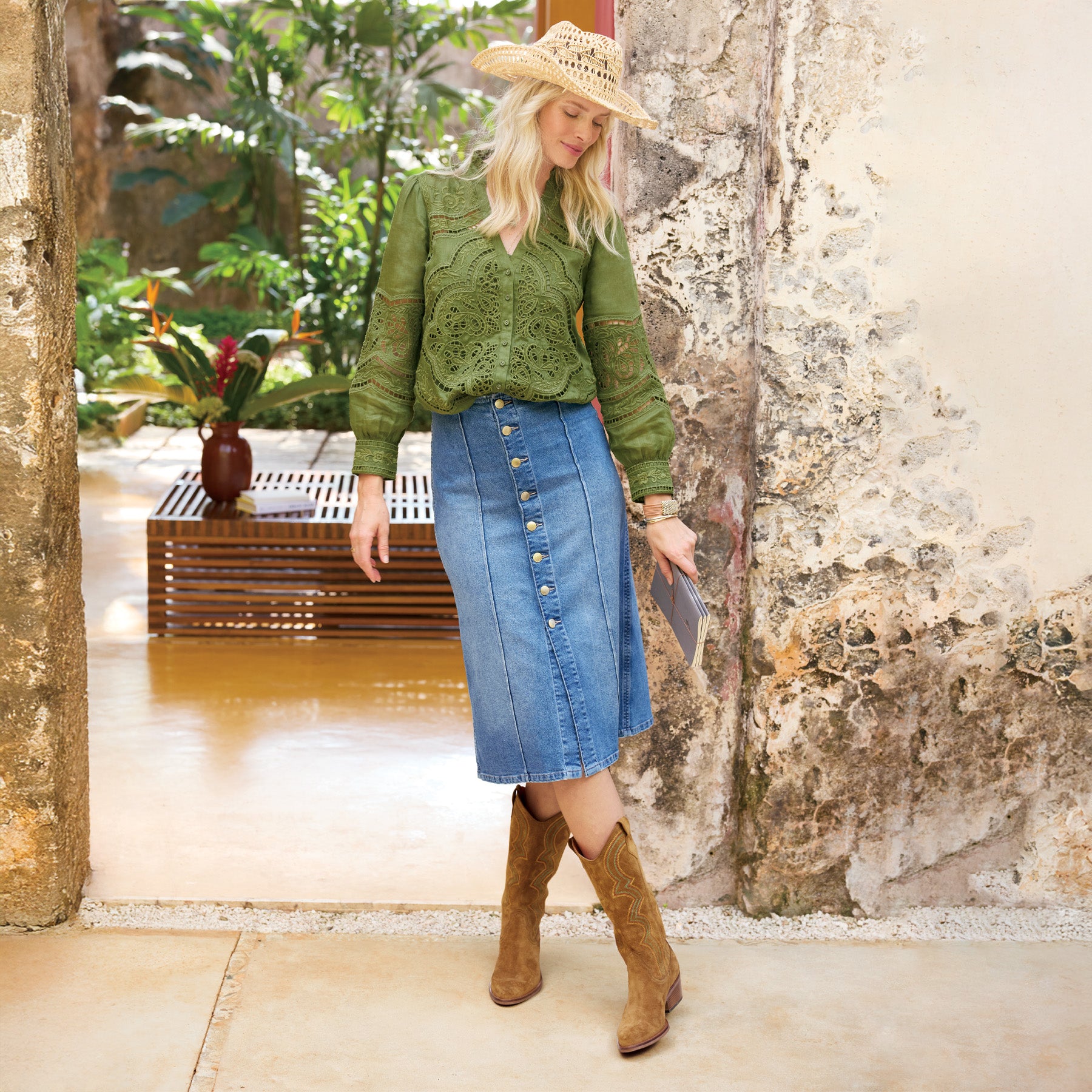 sundance-Bingham Lace Top-Sundance Outlet