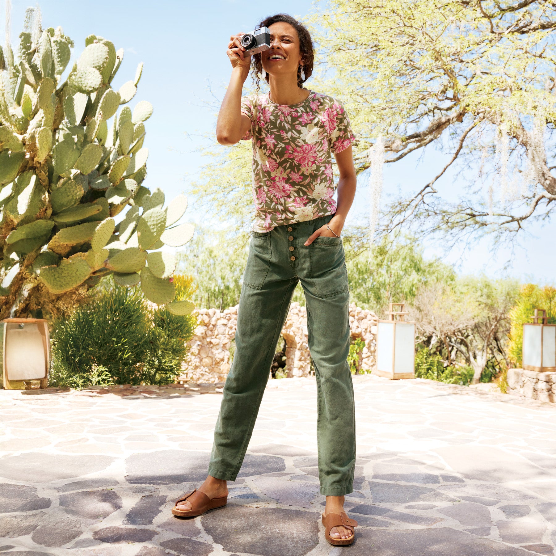 sundance-Miranda Floral Tee-Sundance Outlet