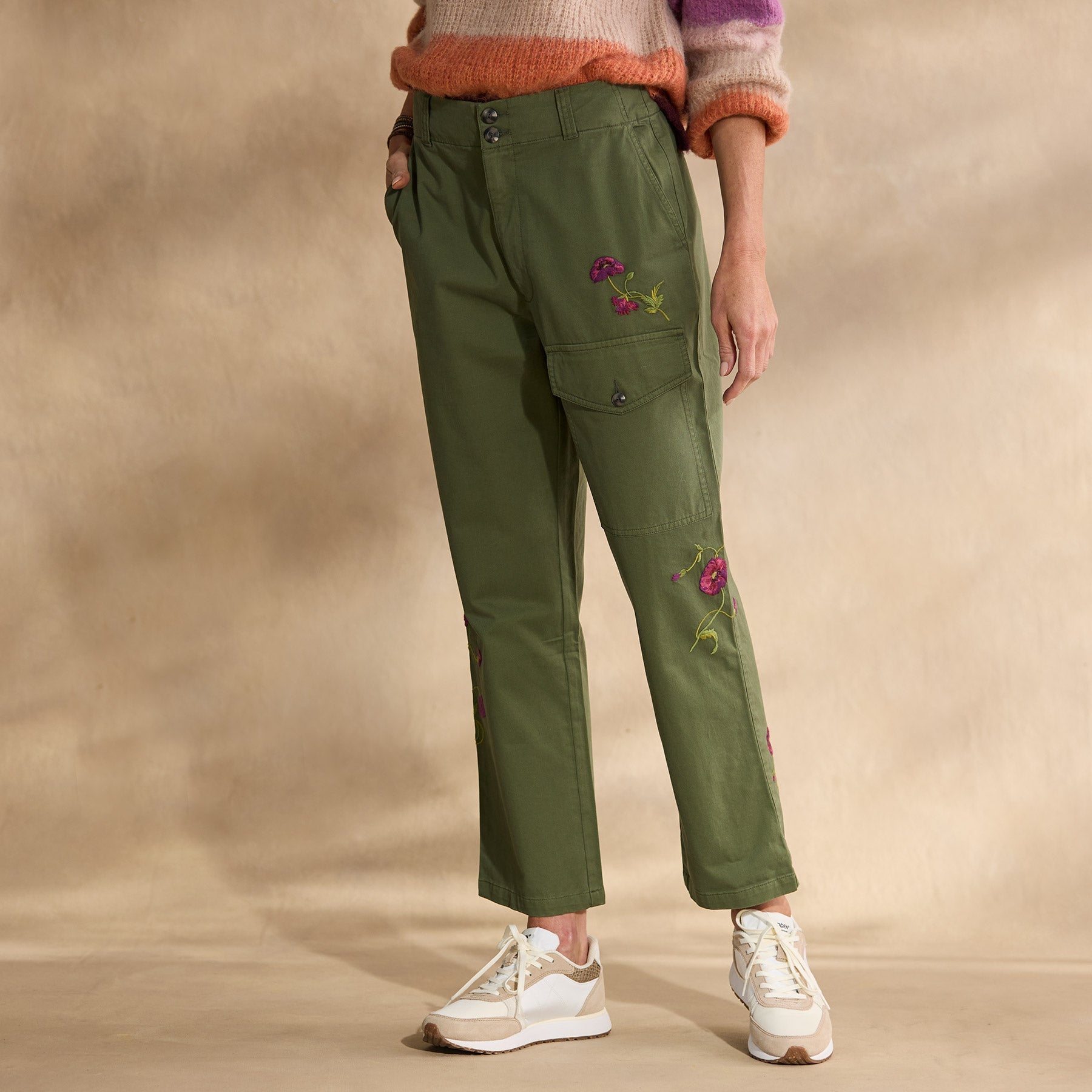sundance-Melissa Embroidered Pants-Sundance Outlet