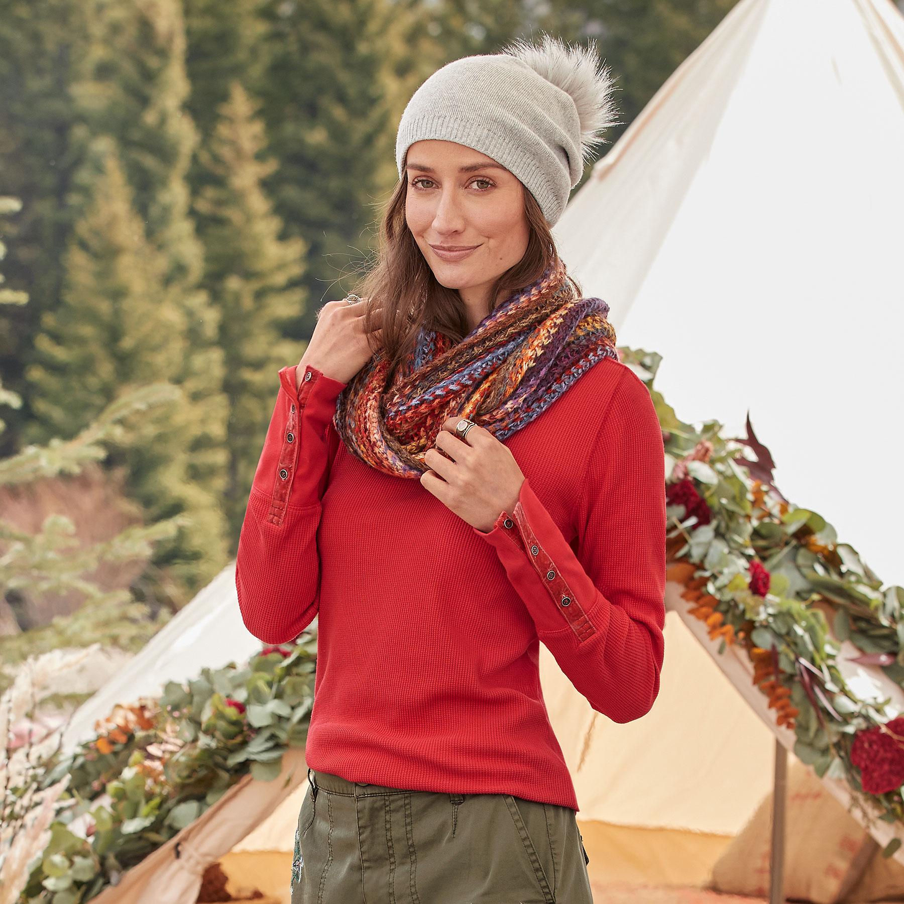 sundance-Crewneck Thermal, Petite-Sundance Outlet