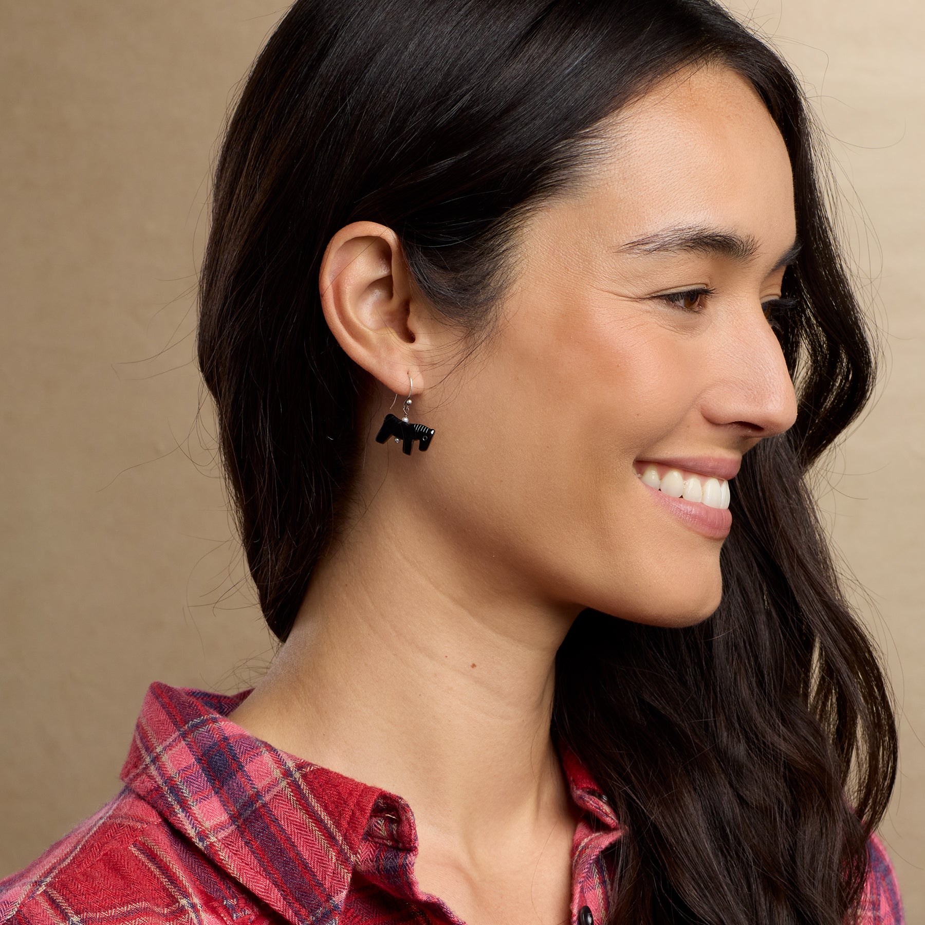 sundance-Black Mustang Earrings-Sundance Outlet