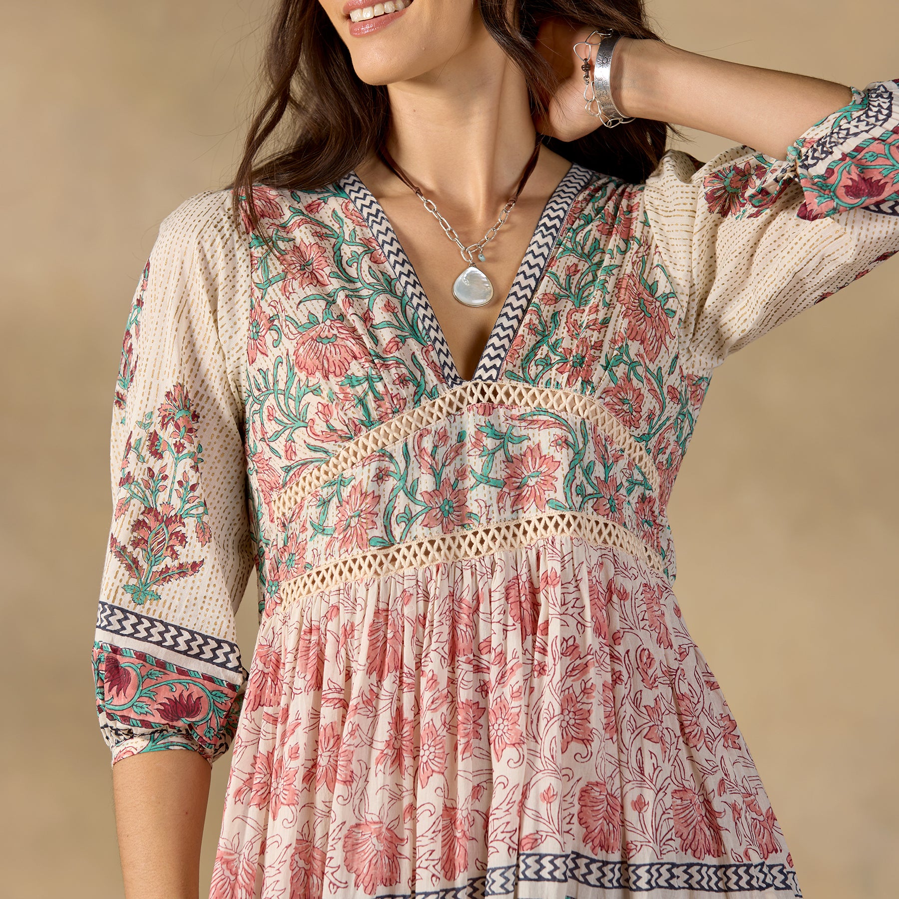 sundance-Peacock Flare Midi Dress-Sundance Outlet