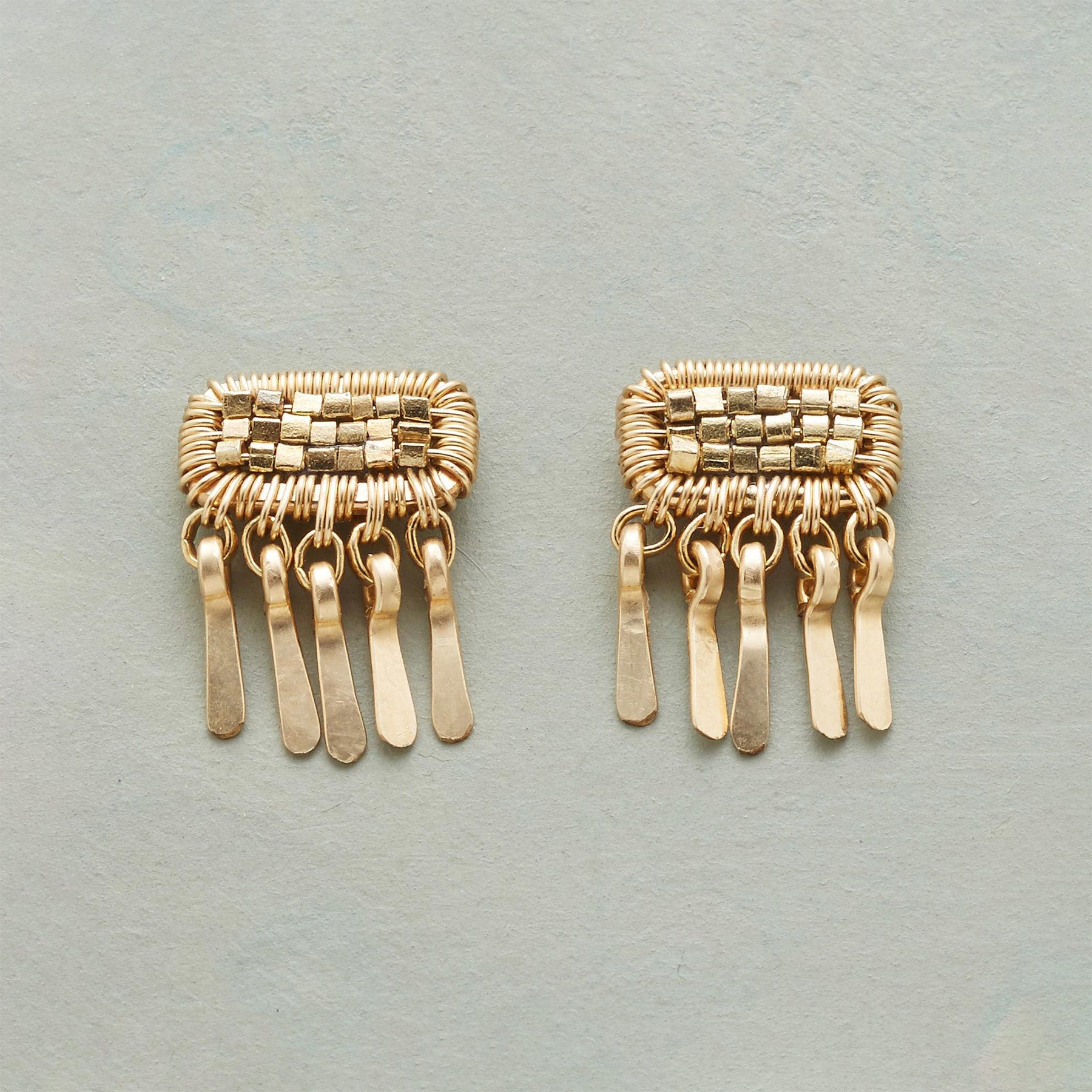 sundance-Patch Of Gold Earrings-Sundance Outlet