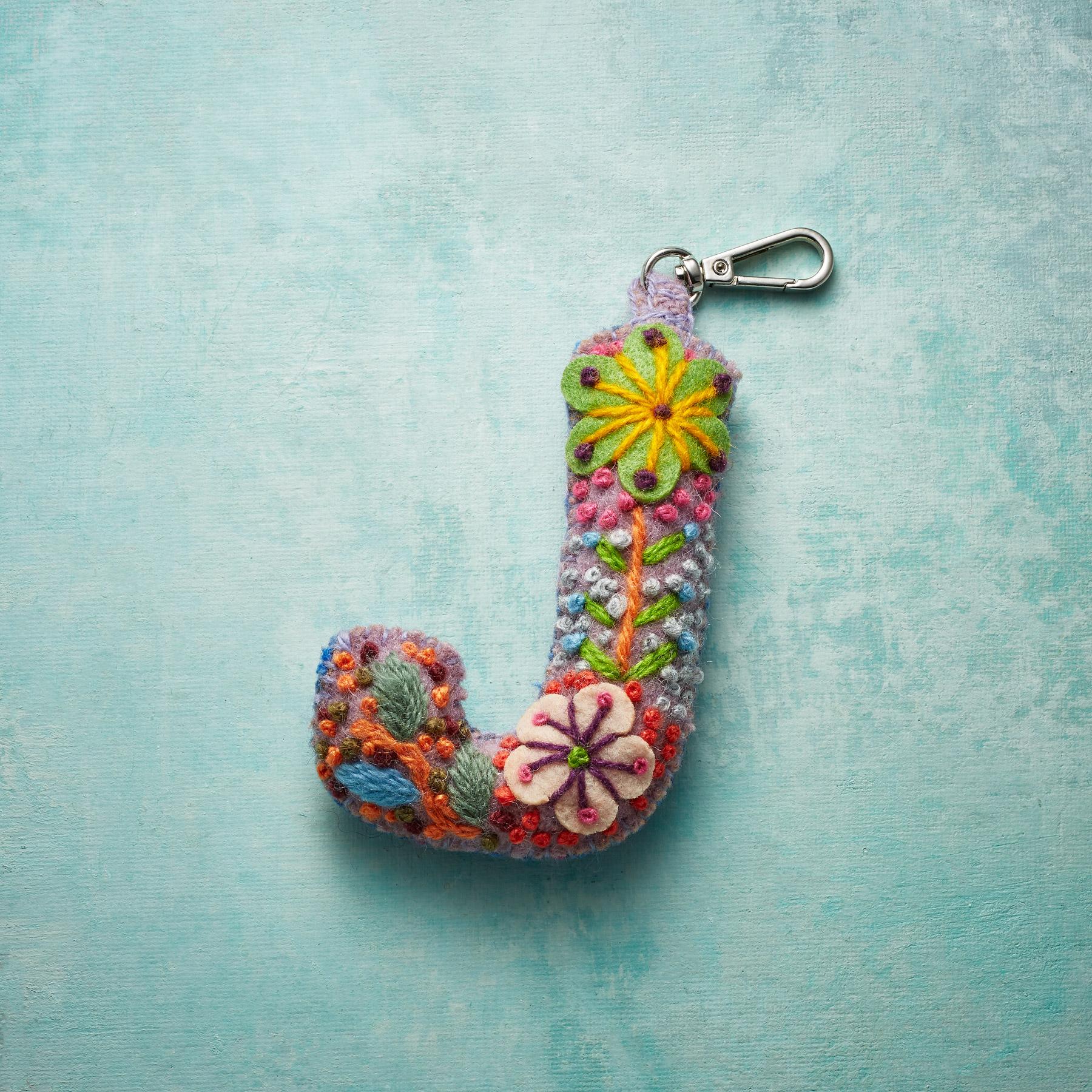 sundance-Fleur De Felt Initial Clip-Sundance Outlet