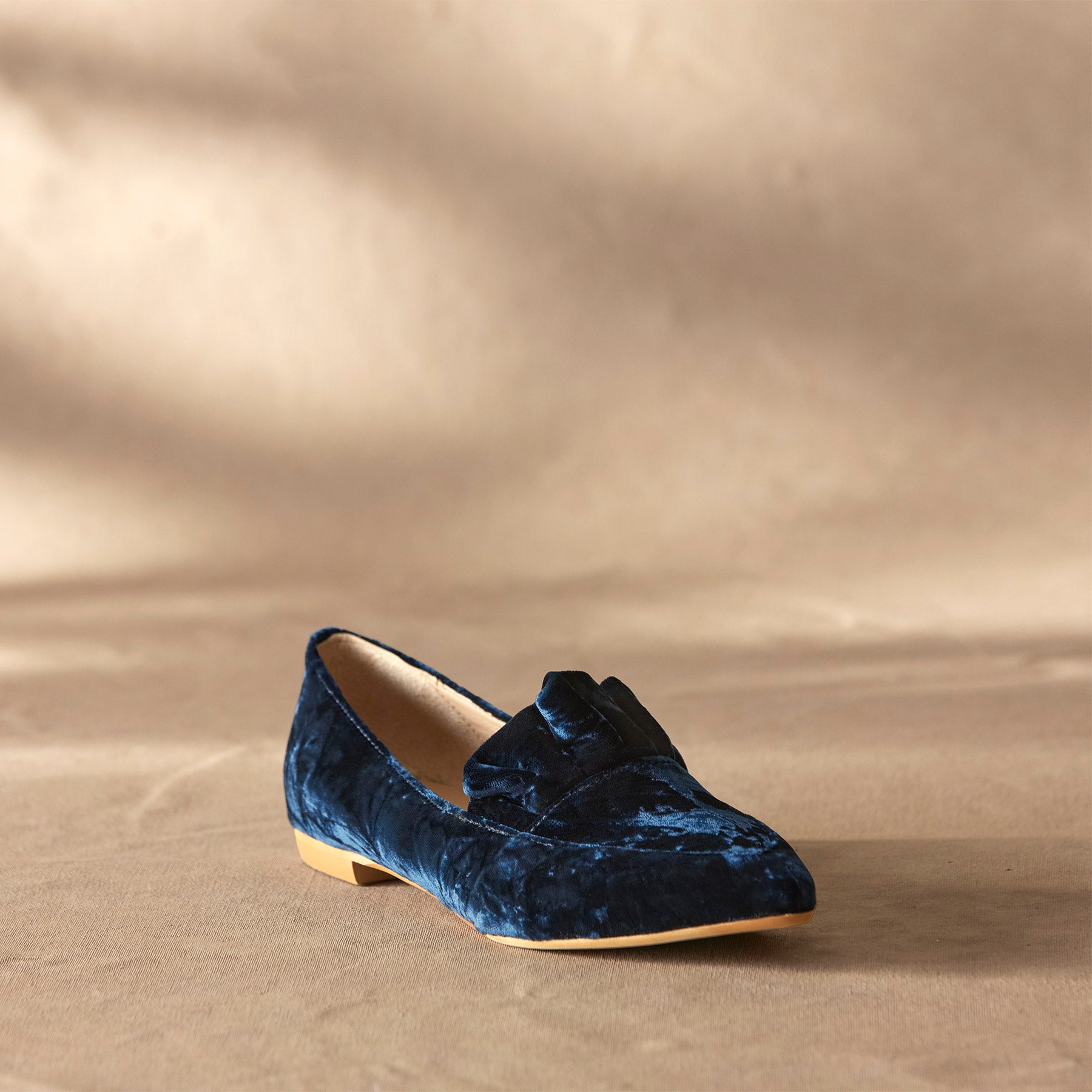 sundance-Chrystal Velvet Flats-Sundance Outlet
