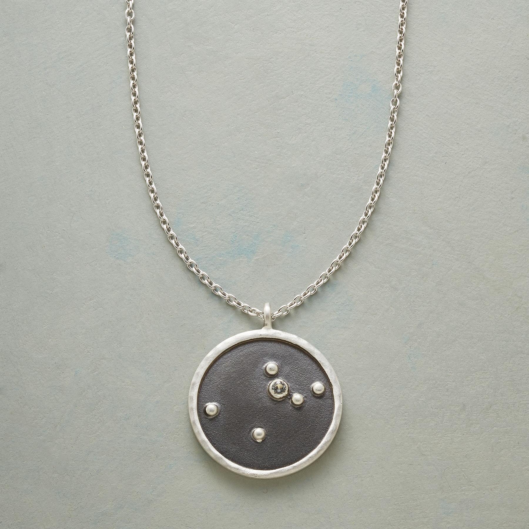sundance-Silver Zodiac Constellation Necklace-Sundance Outlet