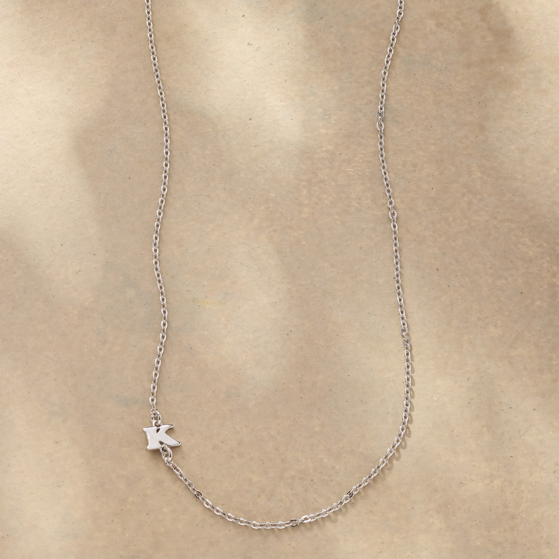 sundance-Silver Initial Spark Necklace-Sundance Outlet
