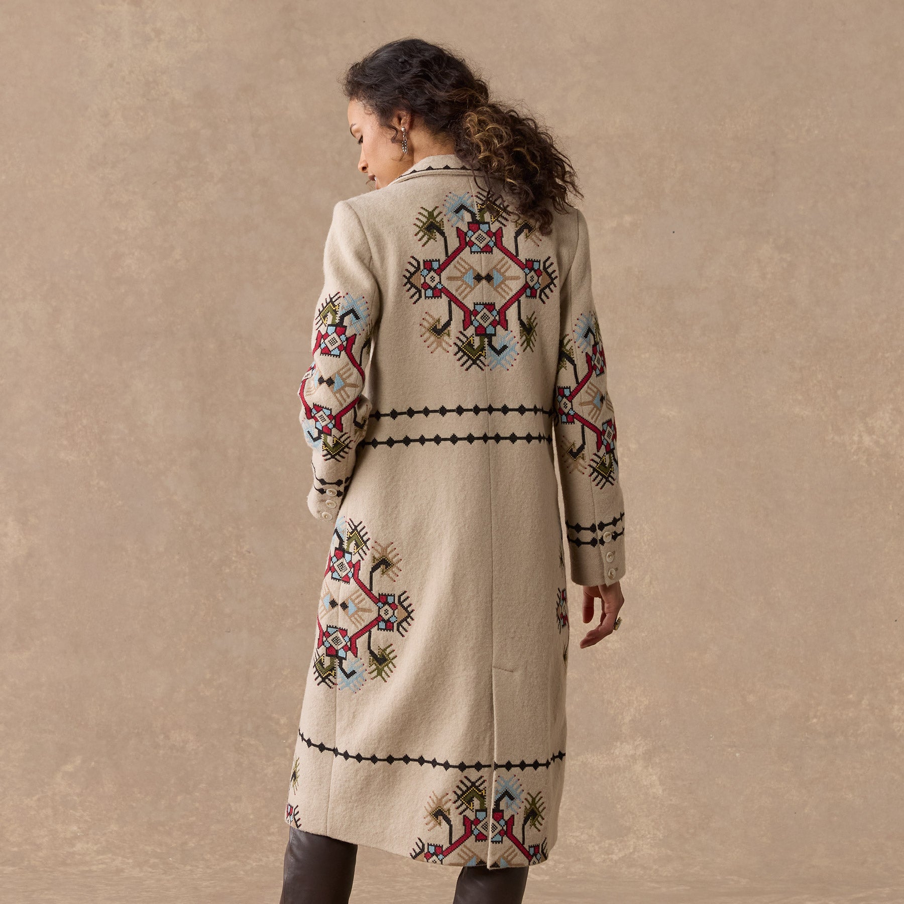 sundance-Cardiff Folk Coat, Petite-Sundance Outlet