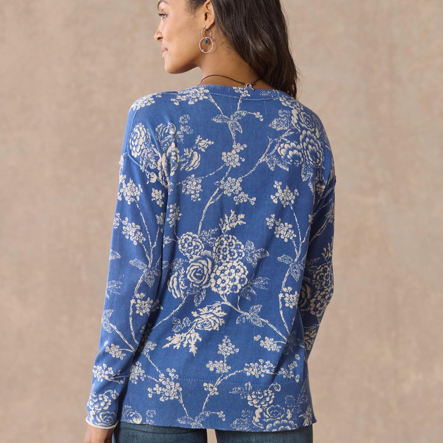 sundance-Inti Floral Sweater, Petite-Sundance Outlet