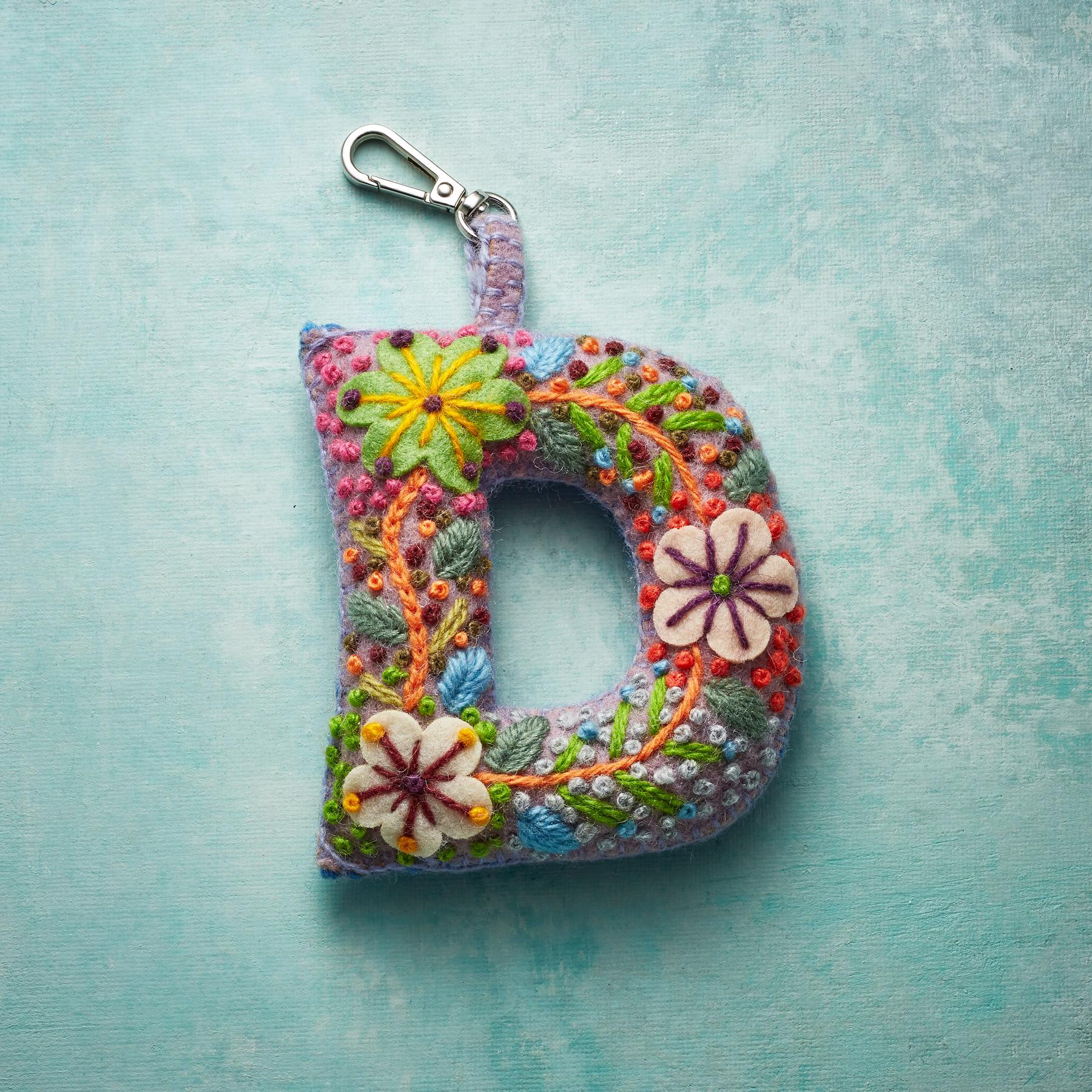 sundance-Fleur De Felt Initial Clip-Sundance Outlet
