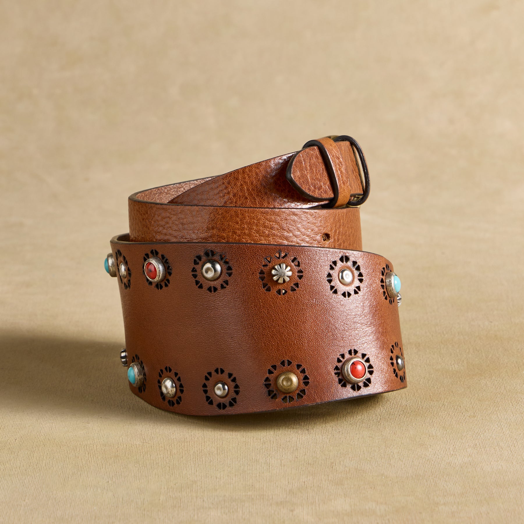 sundance-Rebecca Studded Belt-Sundance Outlet