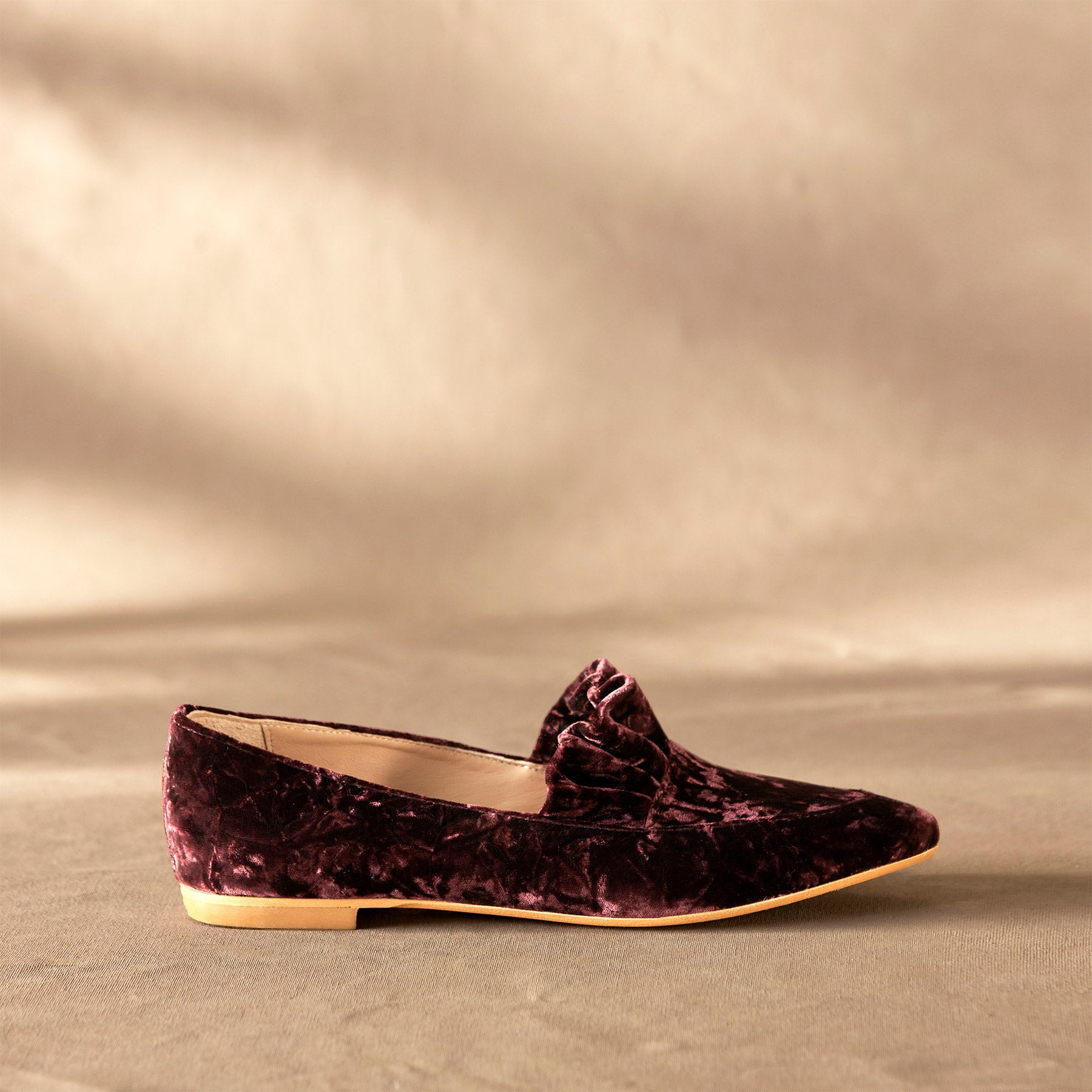 sundance-Chrystal Velvet Flats-Sundance Outlet